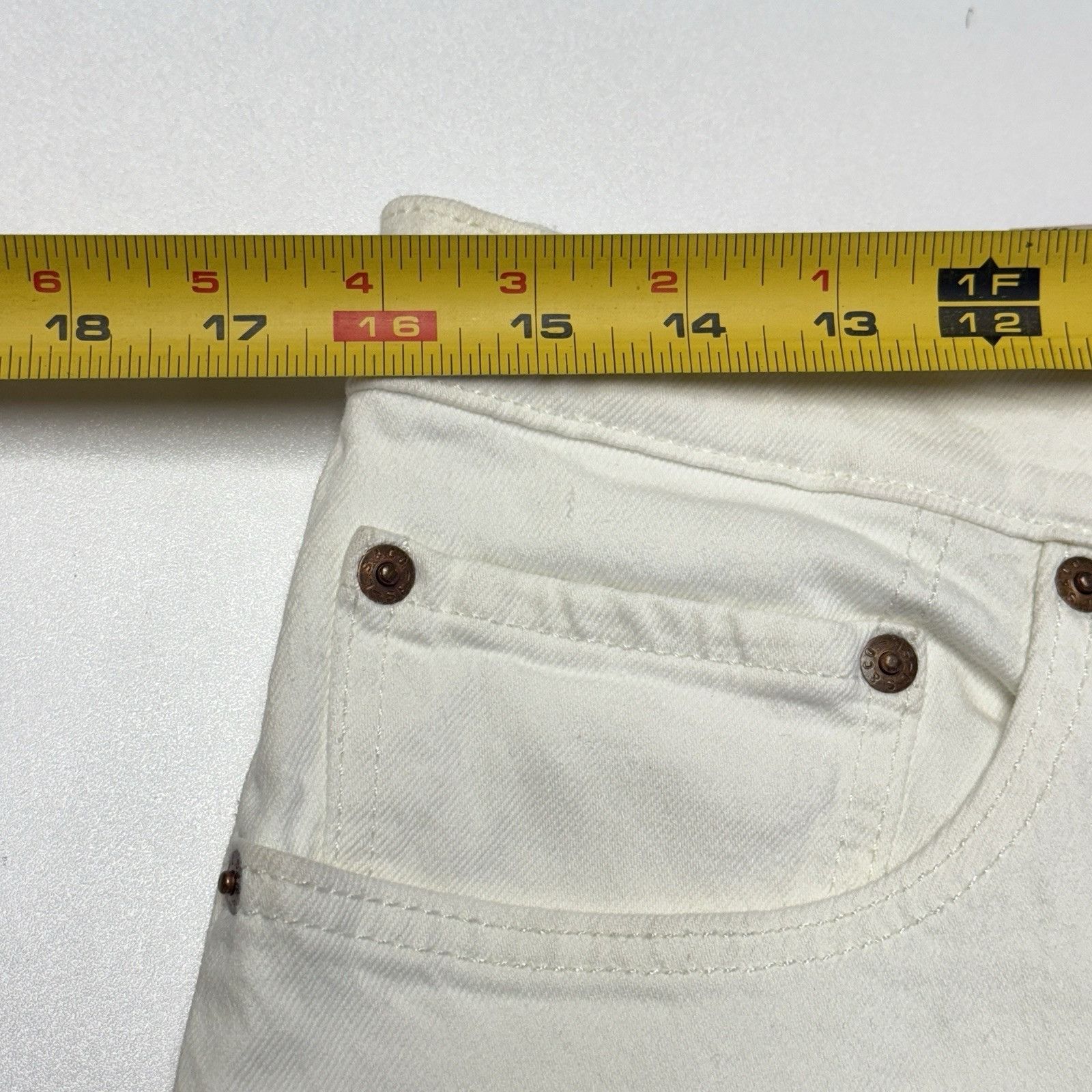 Levi's Levis 501 Jeans Womens 31x26 Straight High Waist Cropped New Size 31" - 13 Thumbnail