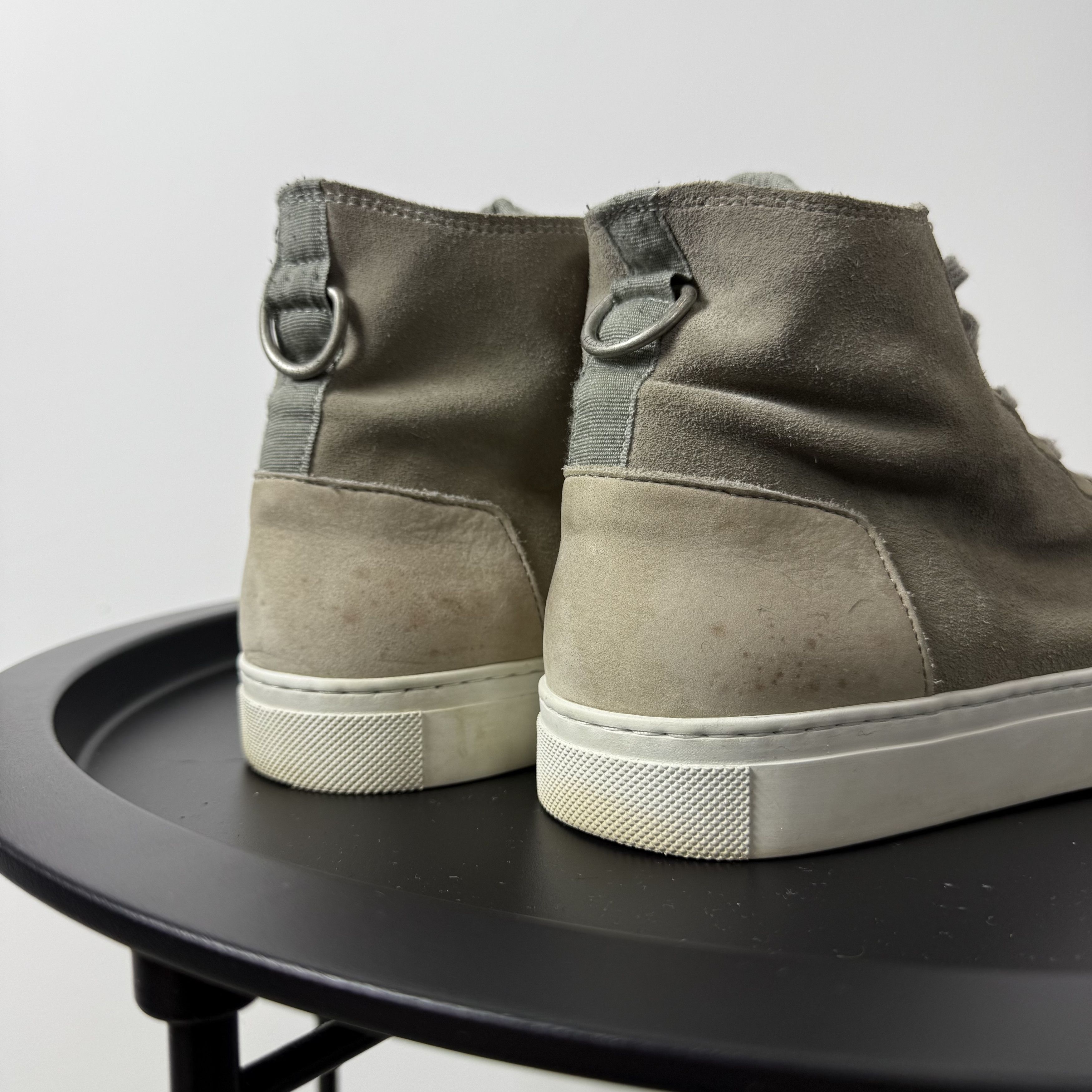 Allsaints Allsaints Beige Hi-Top Formal Sneakers Size US 8 / EU 41 - 13 Thumbnail