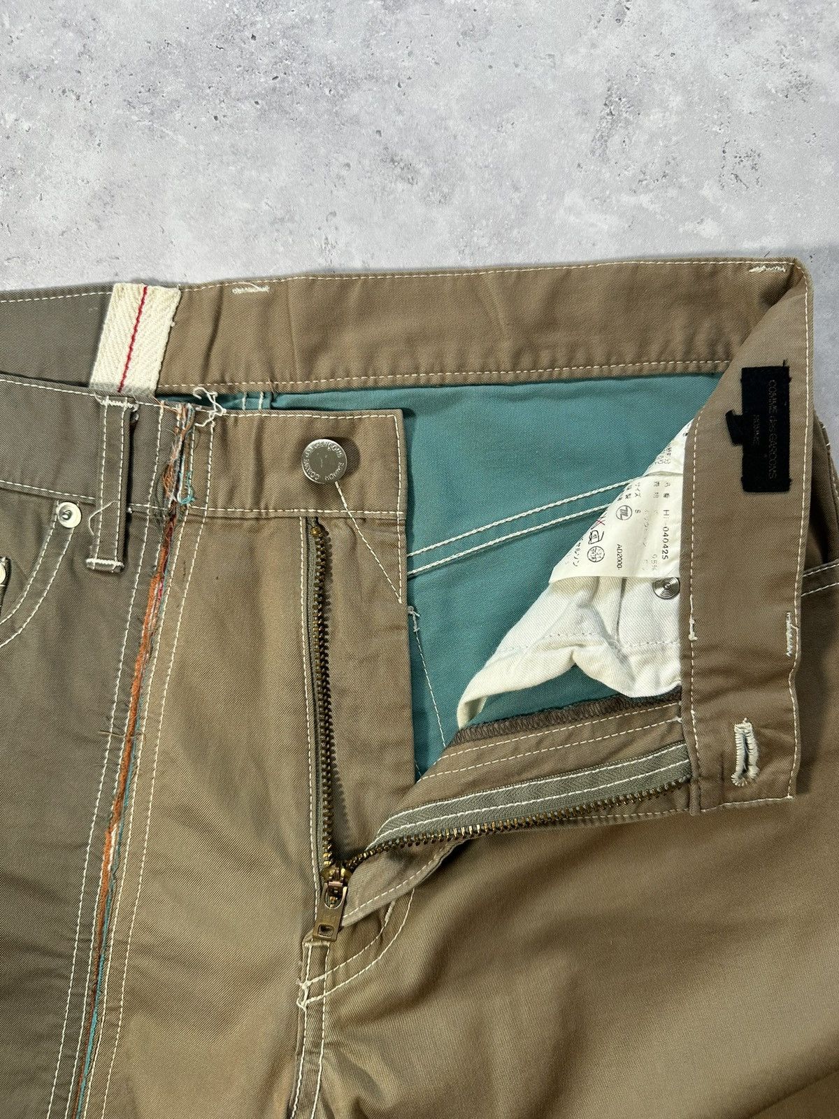 Comme des Garcons Homme Comme Des Garçons Homme AD2000 Split Reconstruction Trousers Size US S / EU 44-46 / 1 - 8 Thumbnail