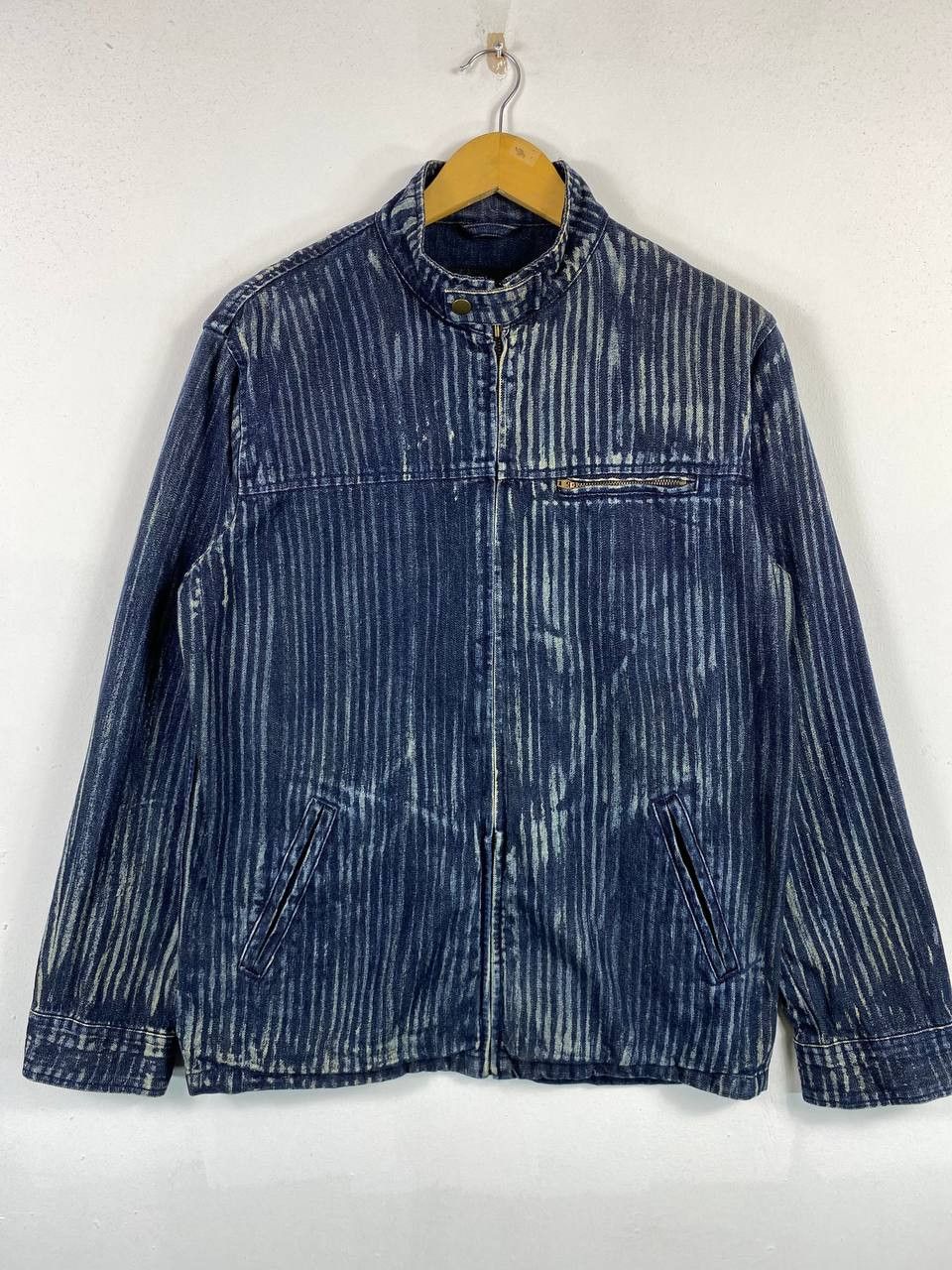 Japanese Brand power to the people denim jacket nice design Size US L / EU 52-54 / 3 - 1 Thumbnail