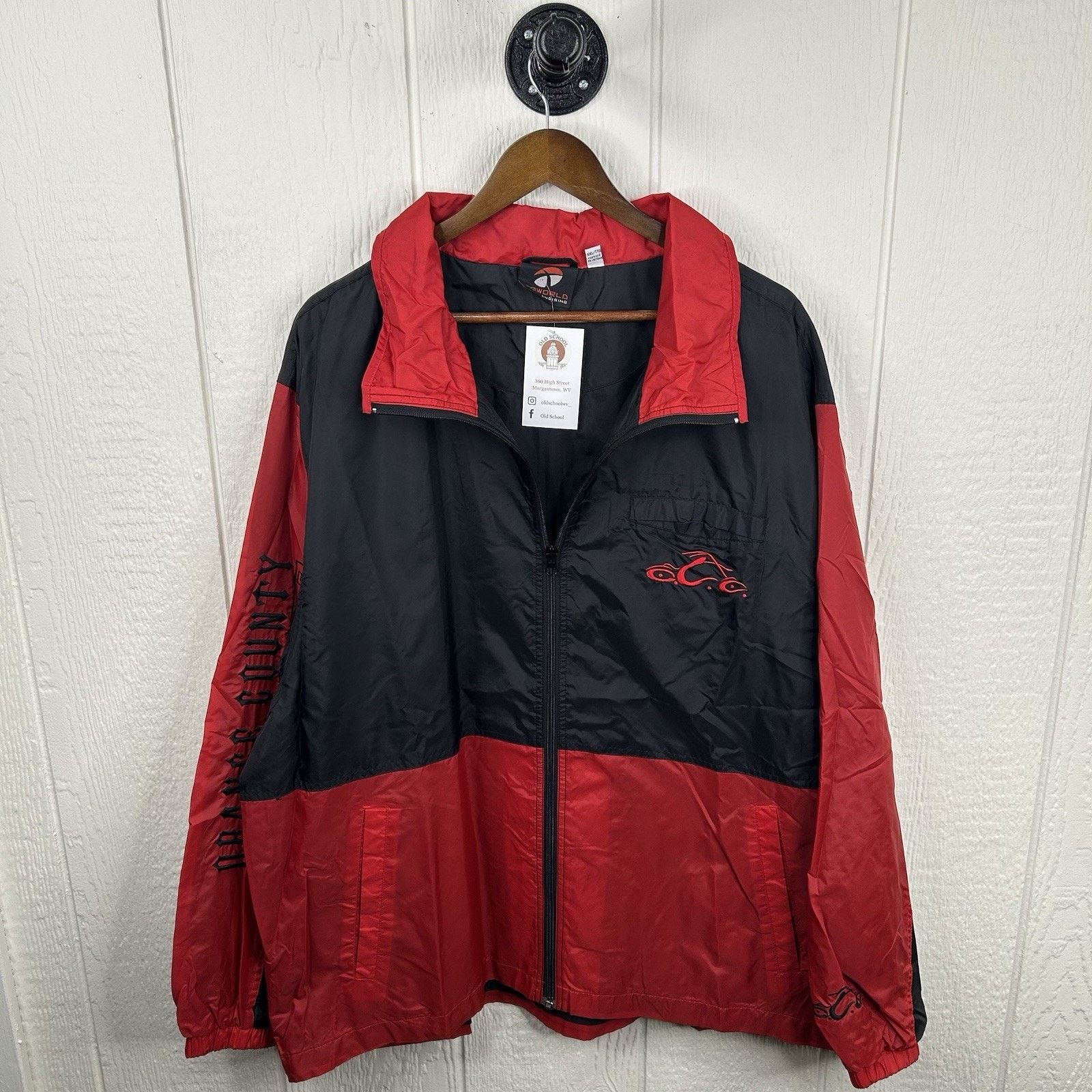 West Coast Choppers County Choppers Full Zip Black & Red Windbreaker Size 2XL Size US XXL / EU 58 / 5 - 2 Thumbnail