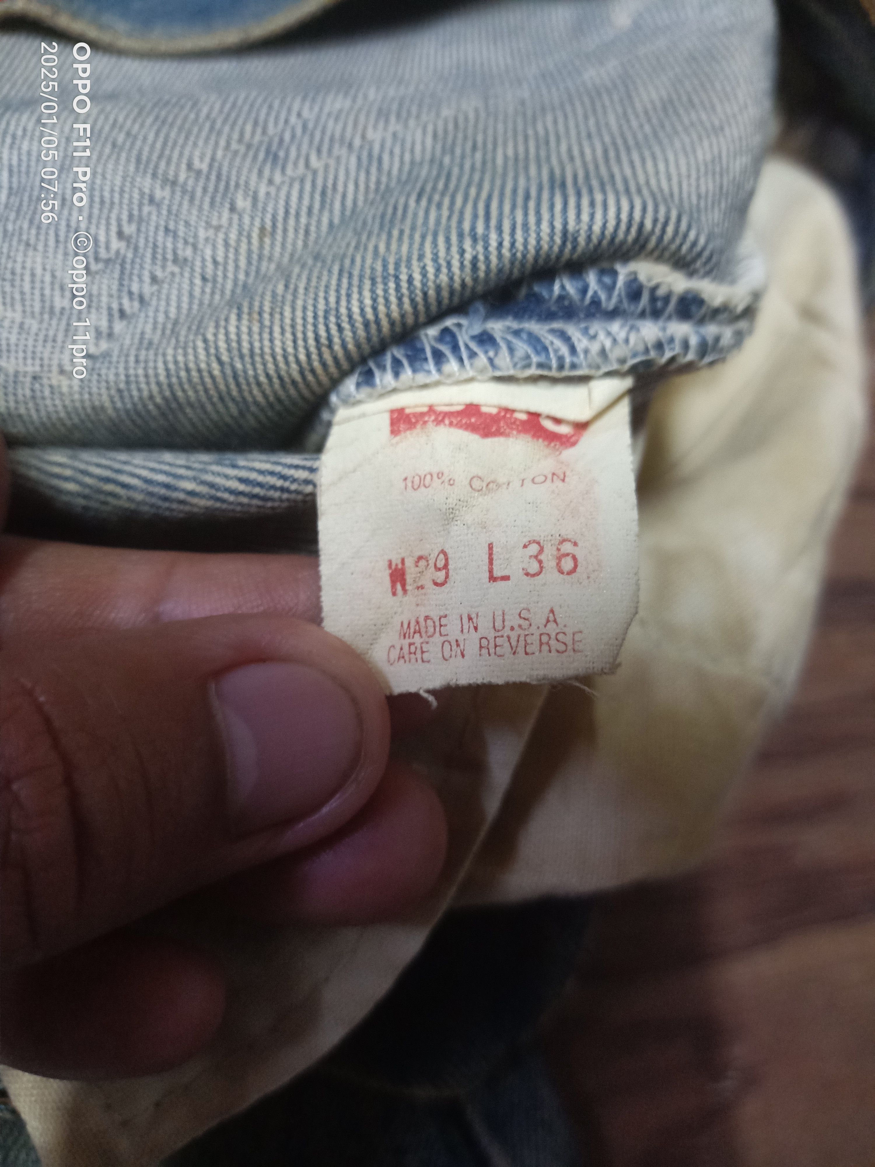 Levi's × Vintage Levis Vintage 501 80s Distressdenim Size US 29 - 5 Thumbnail