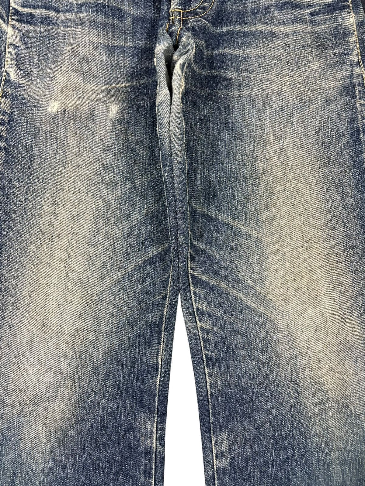 Lee Vintage Japanese Lee Union Made Mud Wash Distress Loose Jean Size US 29 - 4 Thumbnail