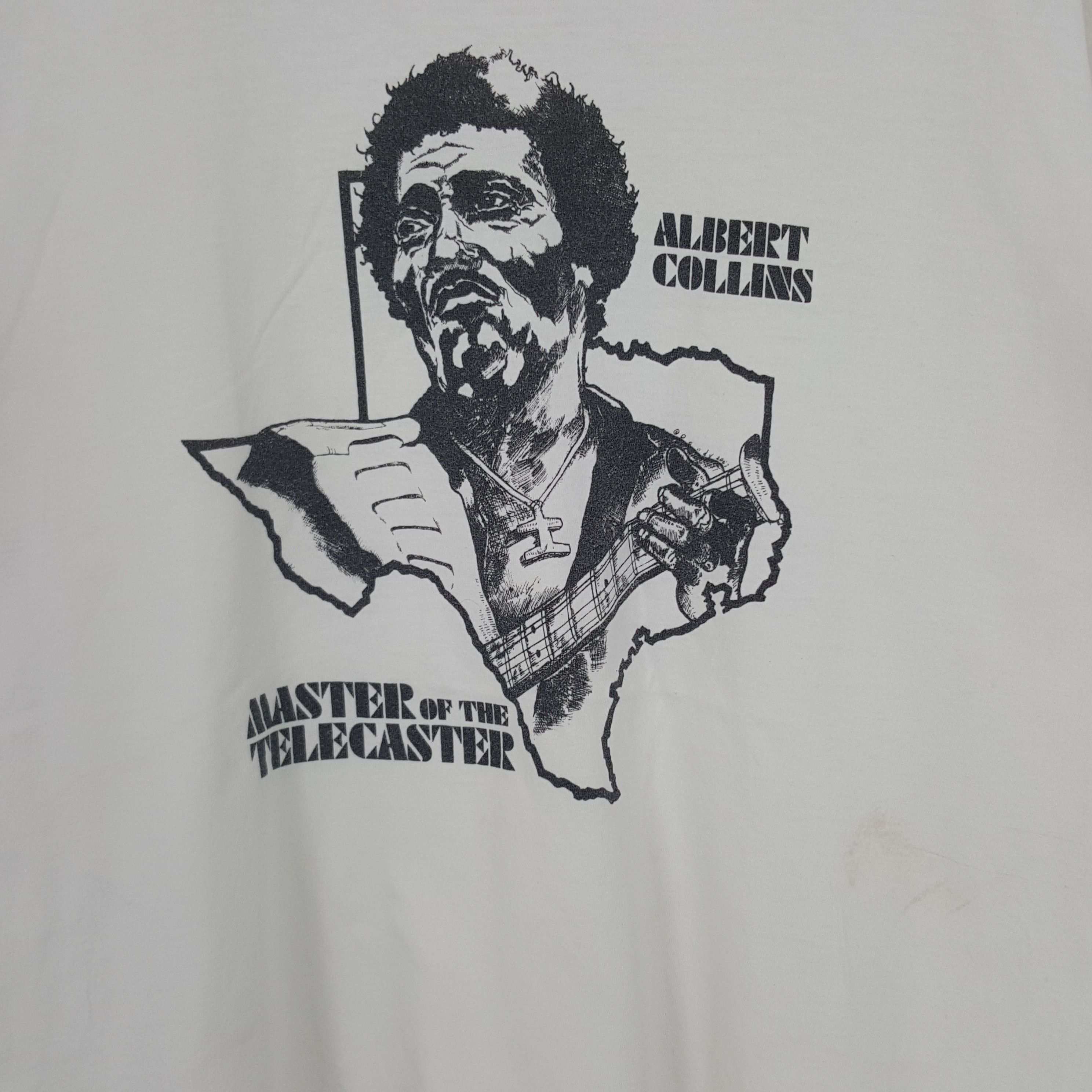 Band Tees × Vintage Vintage Albert Collins American Guitarist Tshirt Size US L / EU 52-54 / 3 - 2 Thumbnail