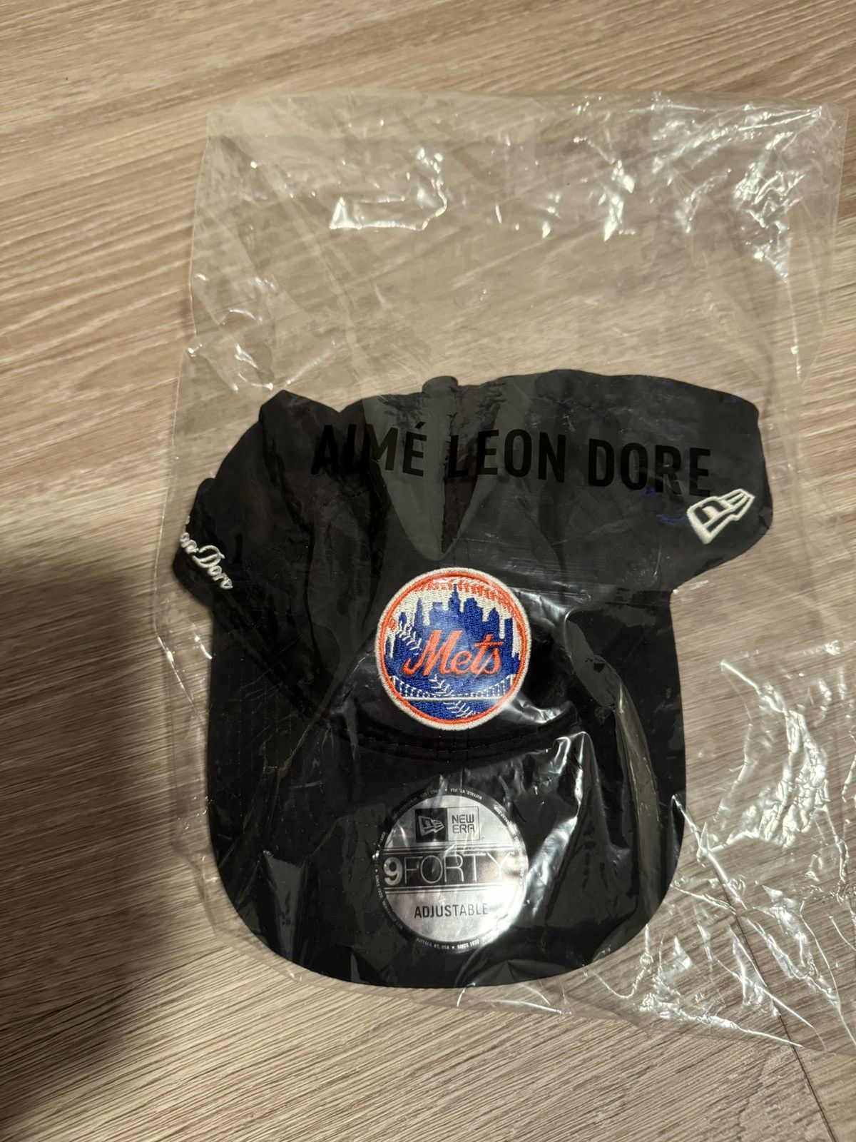 Aime Leon Dore × New Era Aime Leon Dore New Era Mets Nylon Hat Black Size ONE SIZE - 3 Thumbnail