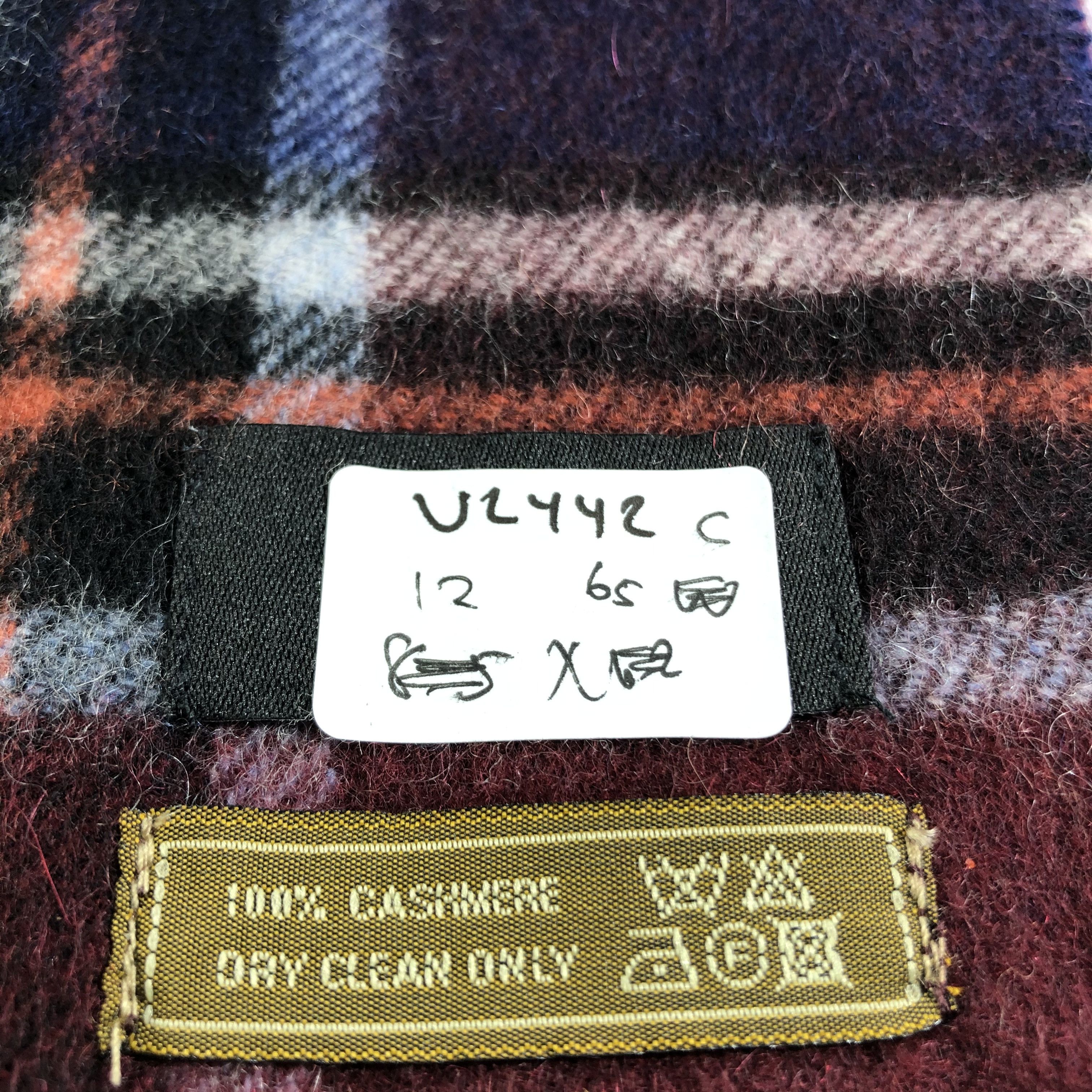 Beams Plus Beams Tartan Cashmere Scarf Muffler Neckwear V2442 Size ONE SIZE - 5 Thumbnail