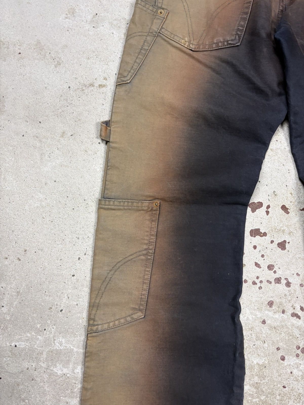 Dolce & Gabbana FW 2003 Dolce & Gabbana Utility Bronze Gradient Cargo Pants Size US 30 / EU 46 - 20 Thumbnail