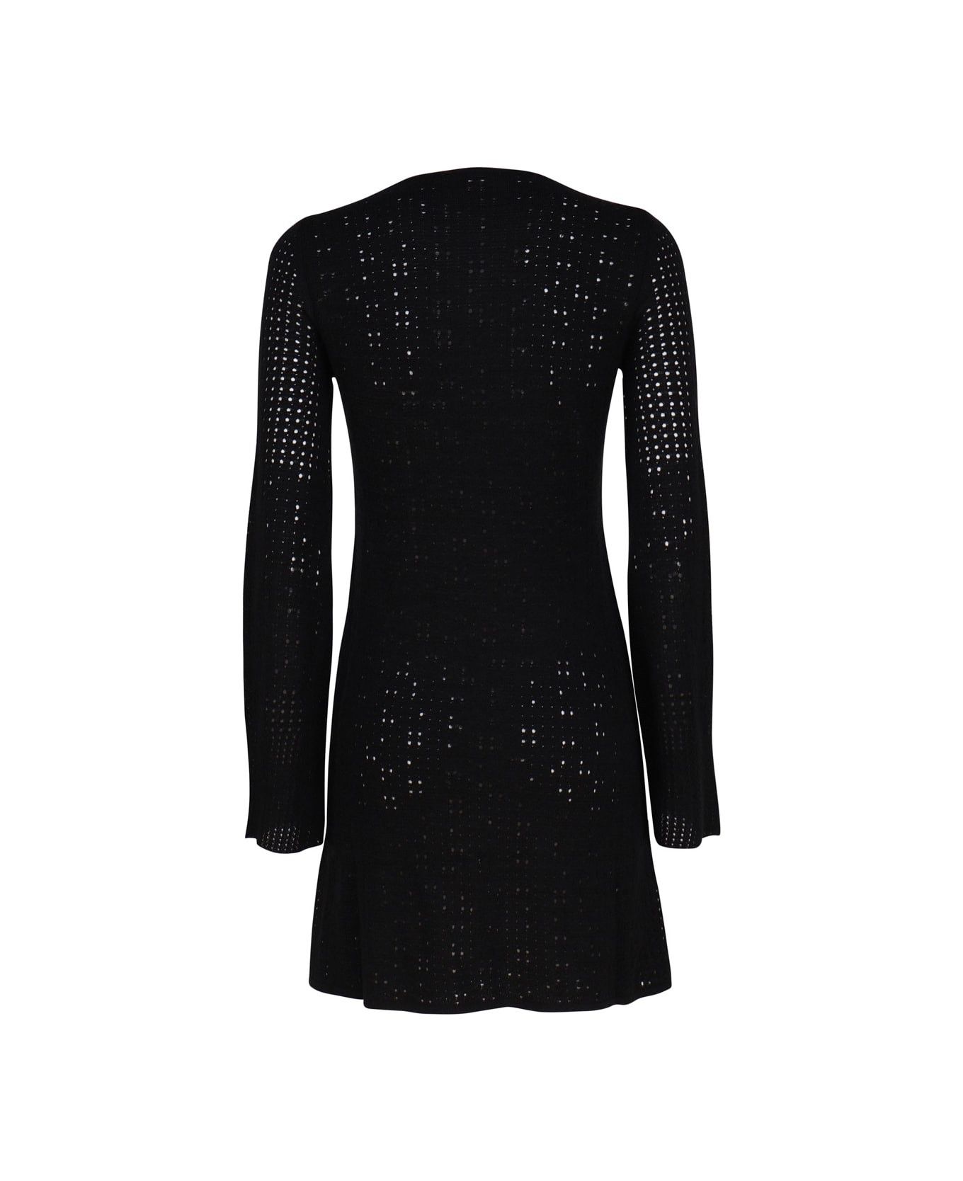 Chloe o1loc1c10425 Mini Sheath Dress in Black Size S / US 4 / IT 40 - 3 Thumbnail