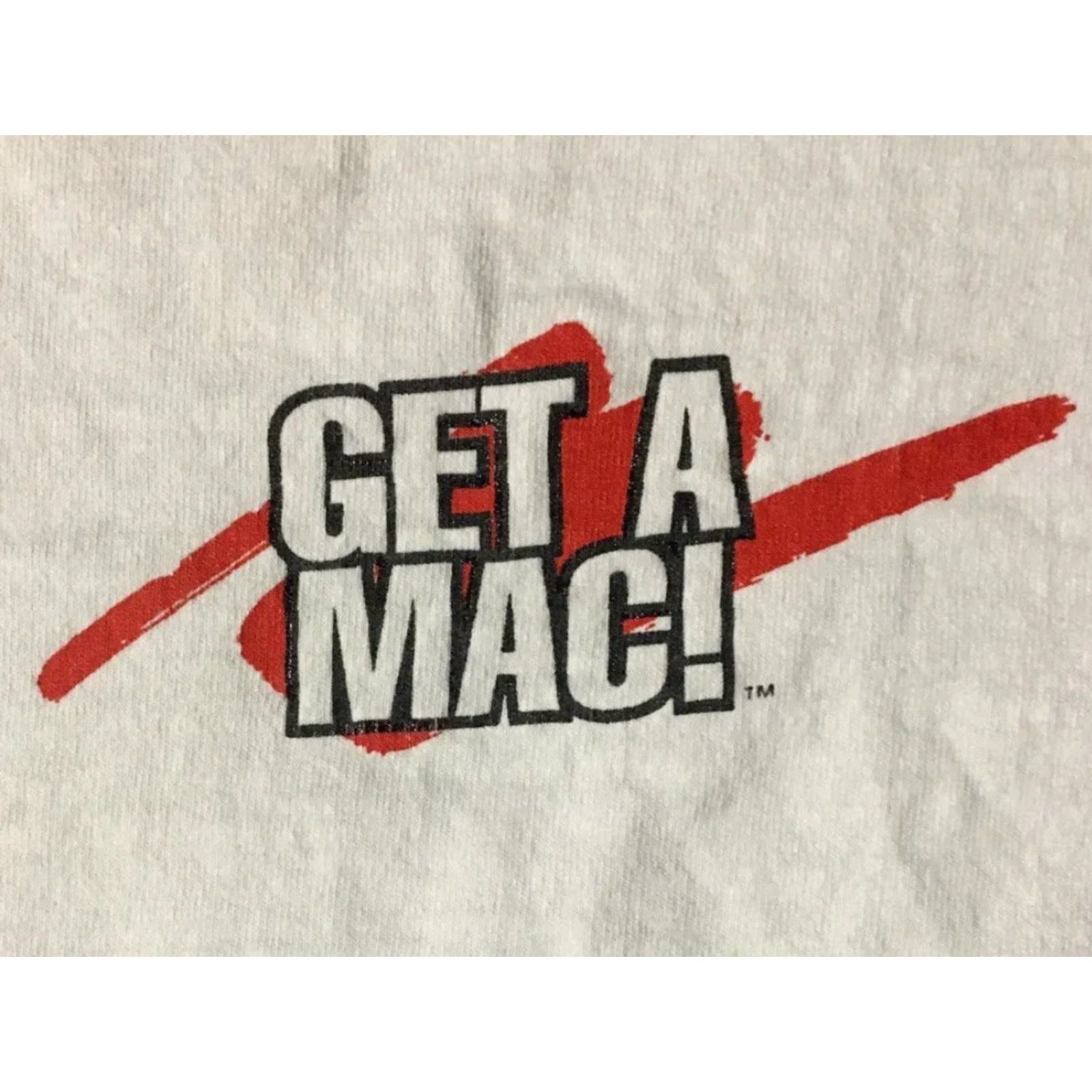 Vintage Vtg Mac Friends Don’t Let Friends Buy A PC Promo Shirt XL White Shirt Mens XL MacBook Humor 80s 90s Grunge Rock Tech Computer Joke Size US XL / EU 56 / 4 - 4 Thumbnail