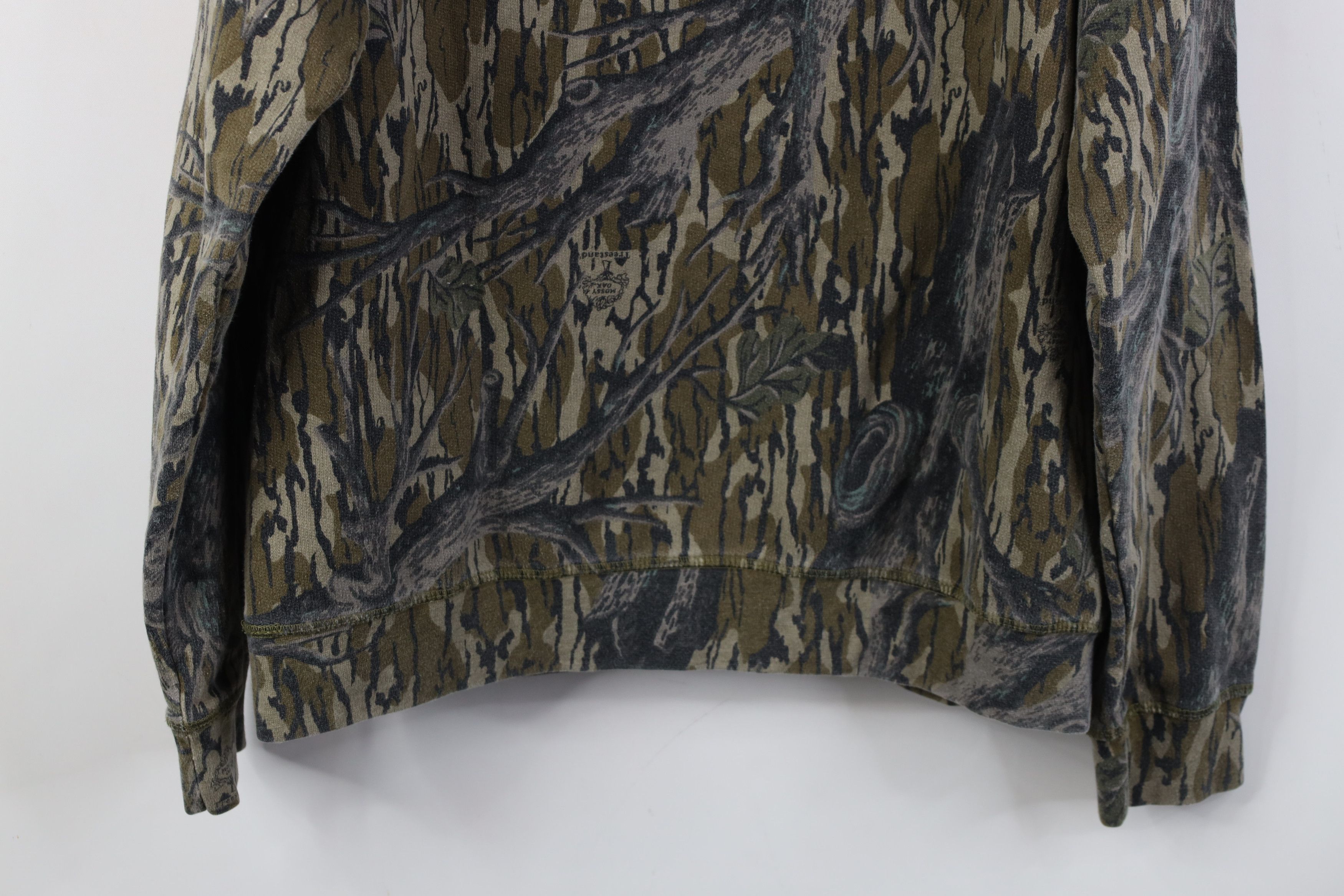 Mossy Oaks Vintage Mossy Oak Camouflage Heavyweight Hoodie Sweatshirt Size US M / EU 48-50 / 2 - 14 Thumbnail