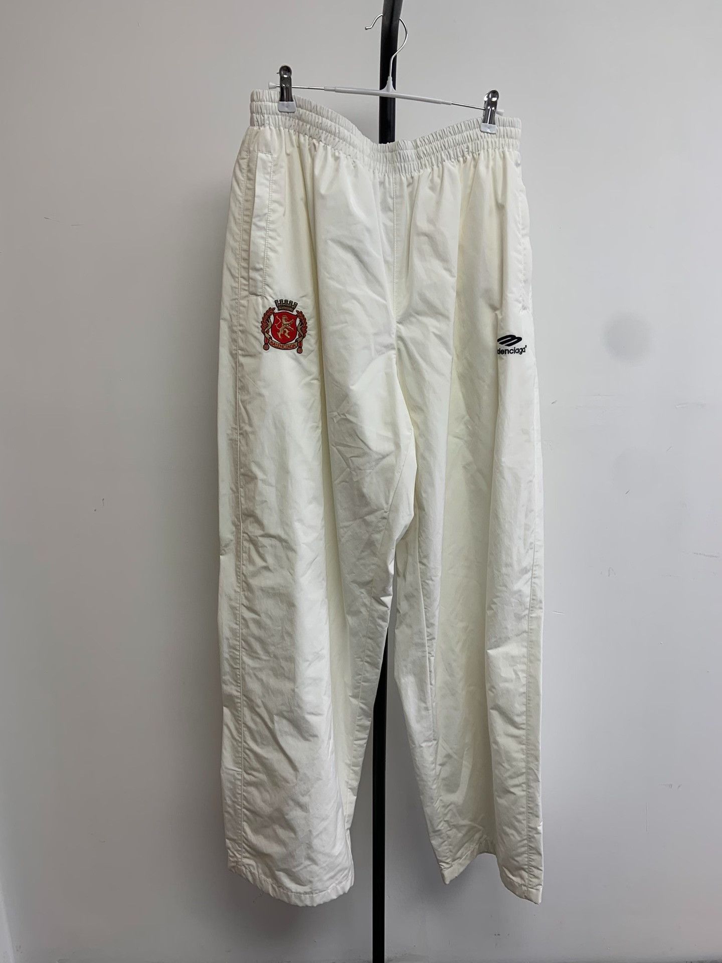 Balenciaga Balenciaga Women's White Knit Sweatpants Size 38" / US 16 / IT 52 - 1 Thumbnail