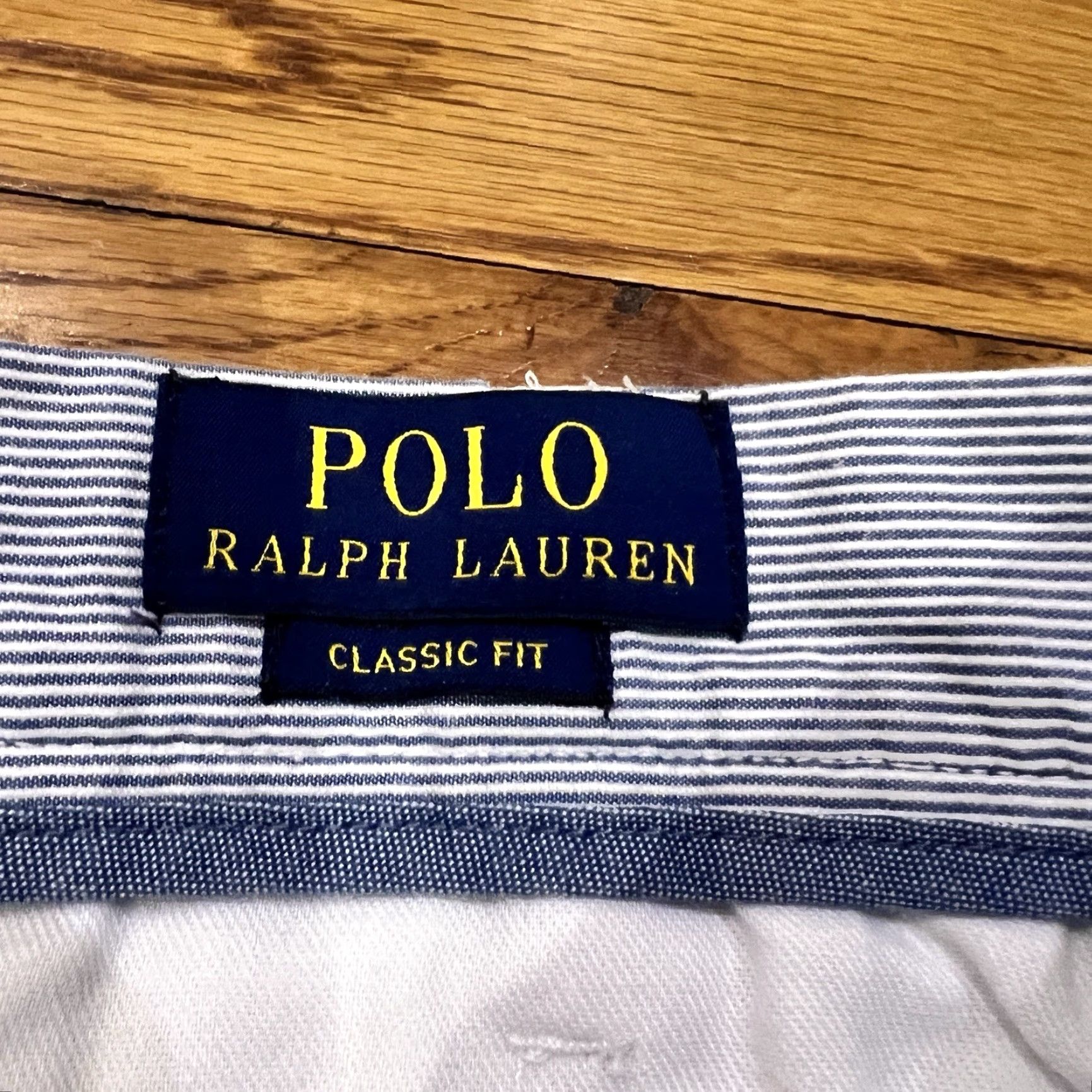 Polo Ralph Lauren Polo Ralph Lauren Shorts Mens 38x8 Classic Fit Seersucker Pony Logo Nautical Size US M / EU 48-50 / 2 - 3 Thumbnail