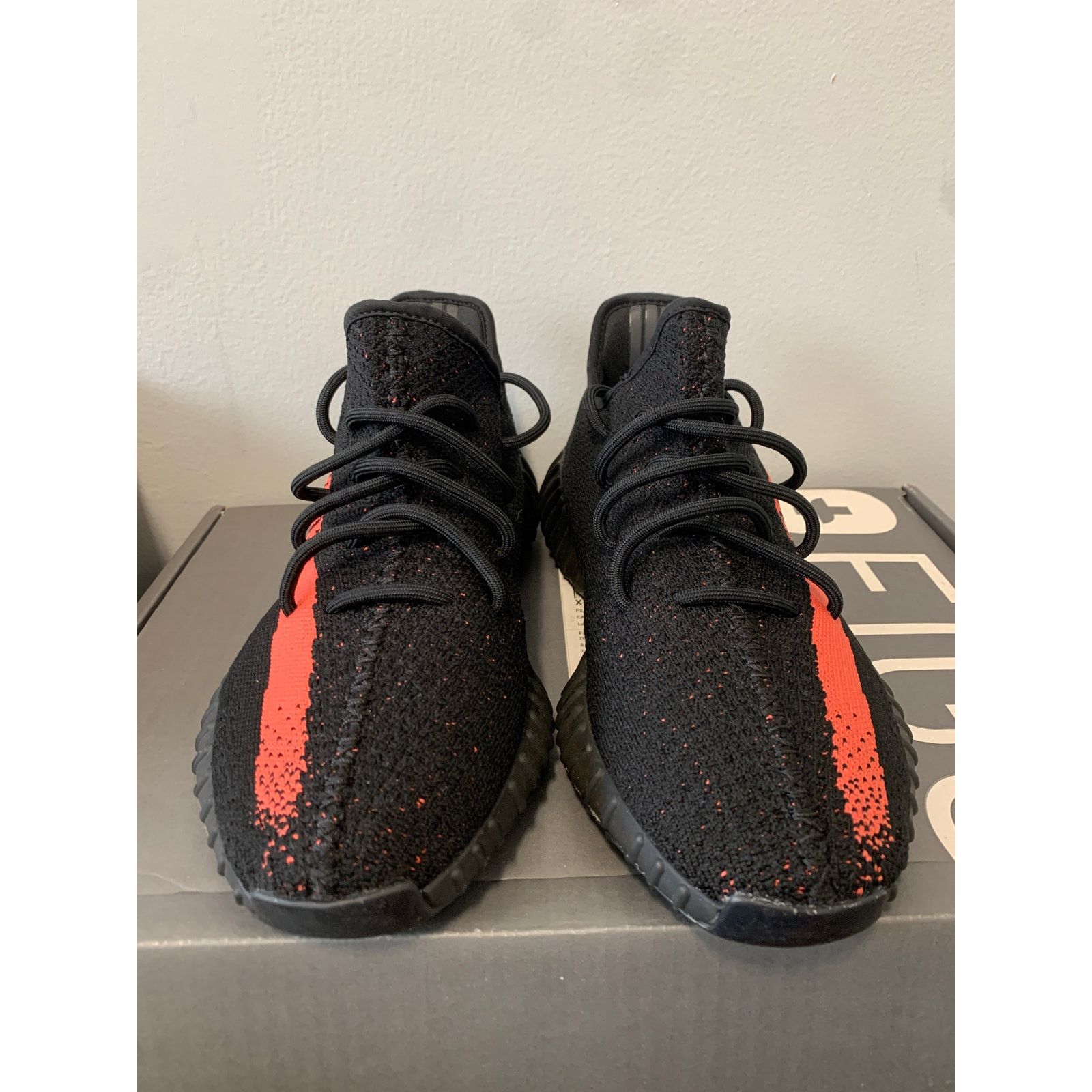 Adidas adidas Yeezy Boost 350 V2 Core Black Red Size 11.5 Used Size US 11.5 / EU 44-45 - 3 Thumbnail