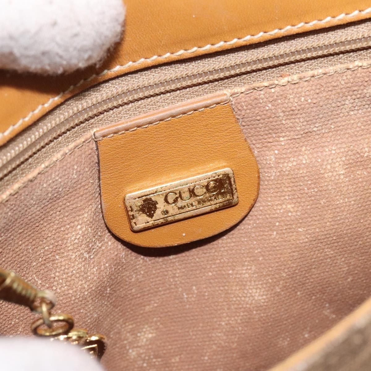 Gucci GUCCI Micro GG Supreme Shoulder Bag Pvc Beige Gold 007 115 Size ONE SIZE - 17 Thumbnail
