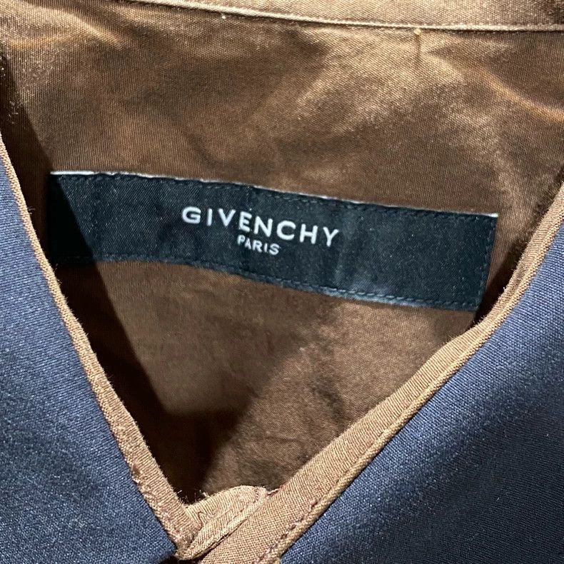 Givenchy Givenchy Size43 Brown Embroidered Star Striped Shirt / Size Size US M / EU 48-50 / 2 - 3 Thumbnail