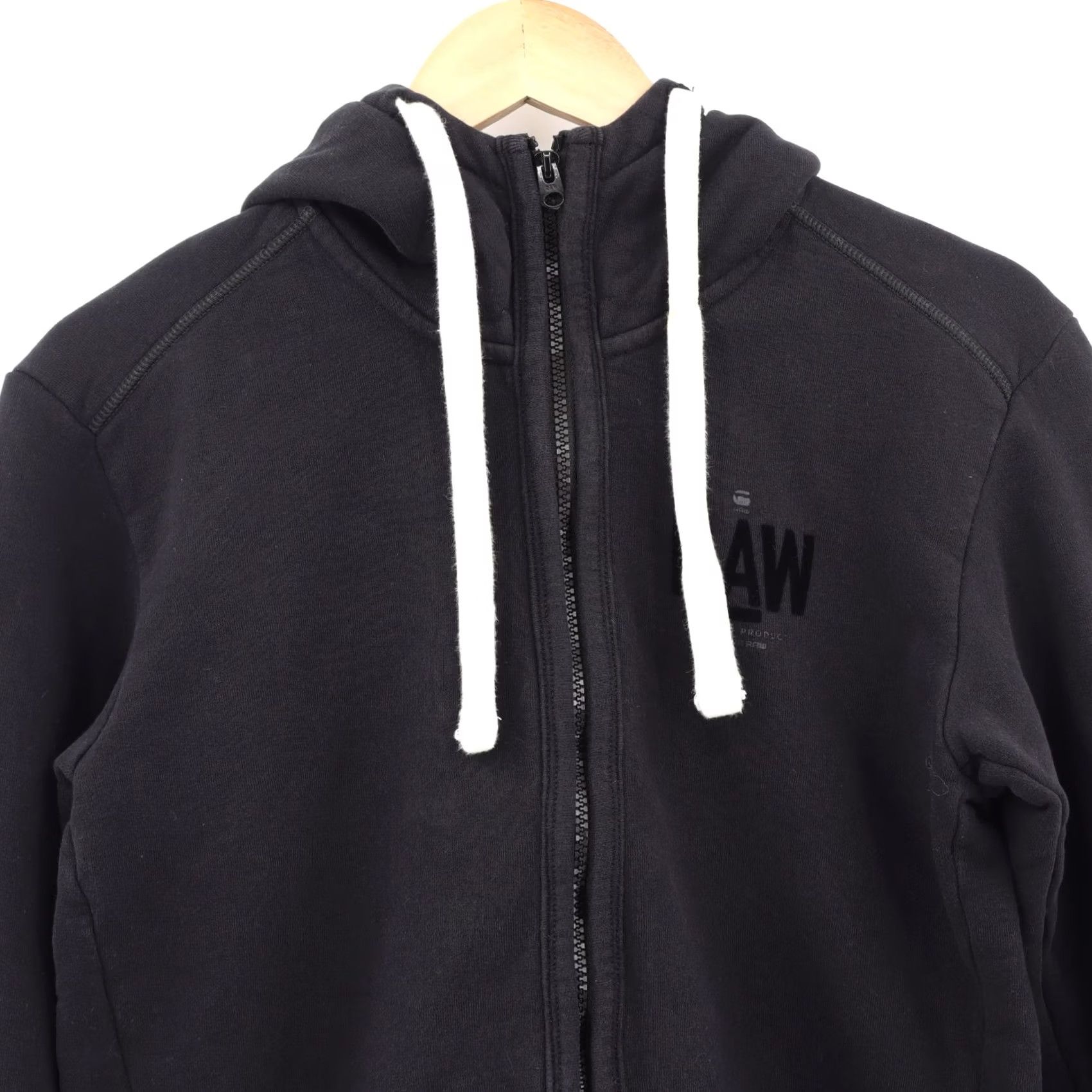 G-Star G-Star Hoodie Unisex Adults Black Full Zip Long Sleeve Size S Regular Size S / US 4 / IT 40 - 4 Thumbnail