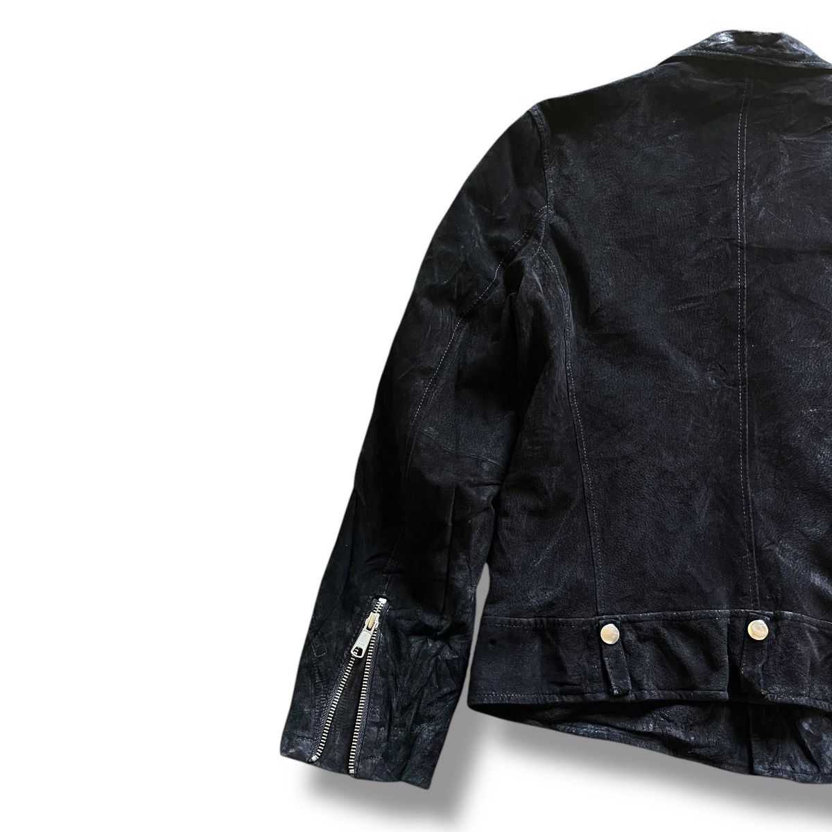 If Six Was Nine VINTAGE LEGENDA SUEDE DOUBLE COLLAR PUNK JACKET Size US S / EU 44-46 / 1 - 11 Thumbnail