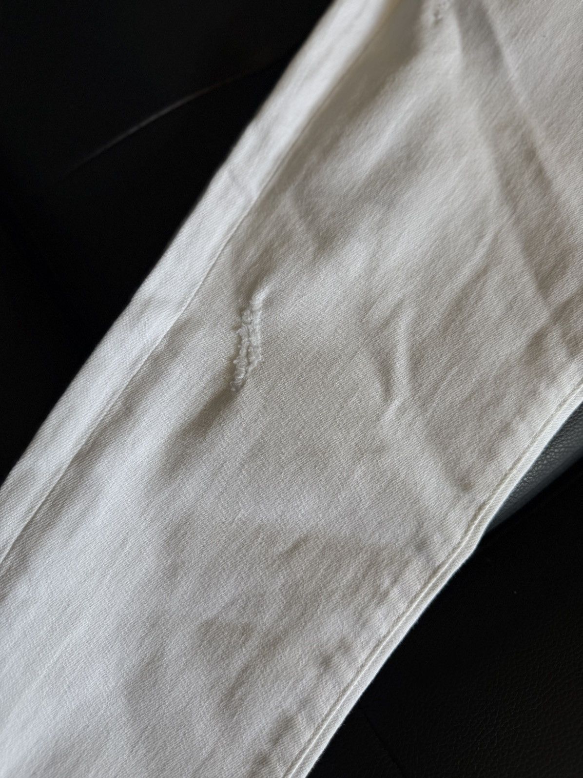 Amiri Amiri Straight Leg White Jeans Size 28 Clean Size US 28 / EU 44 - 8 Thumbnail