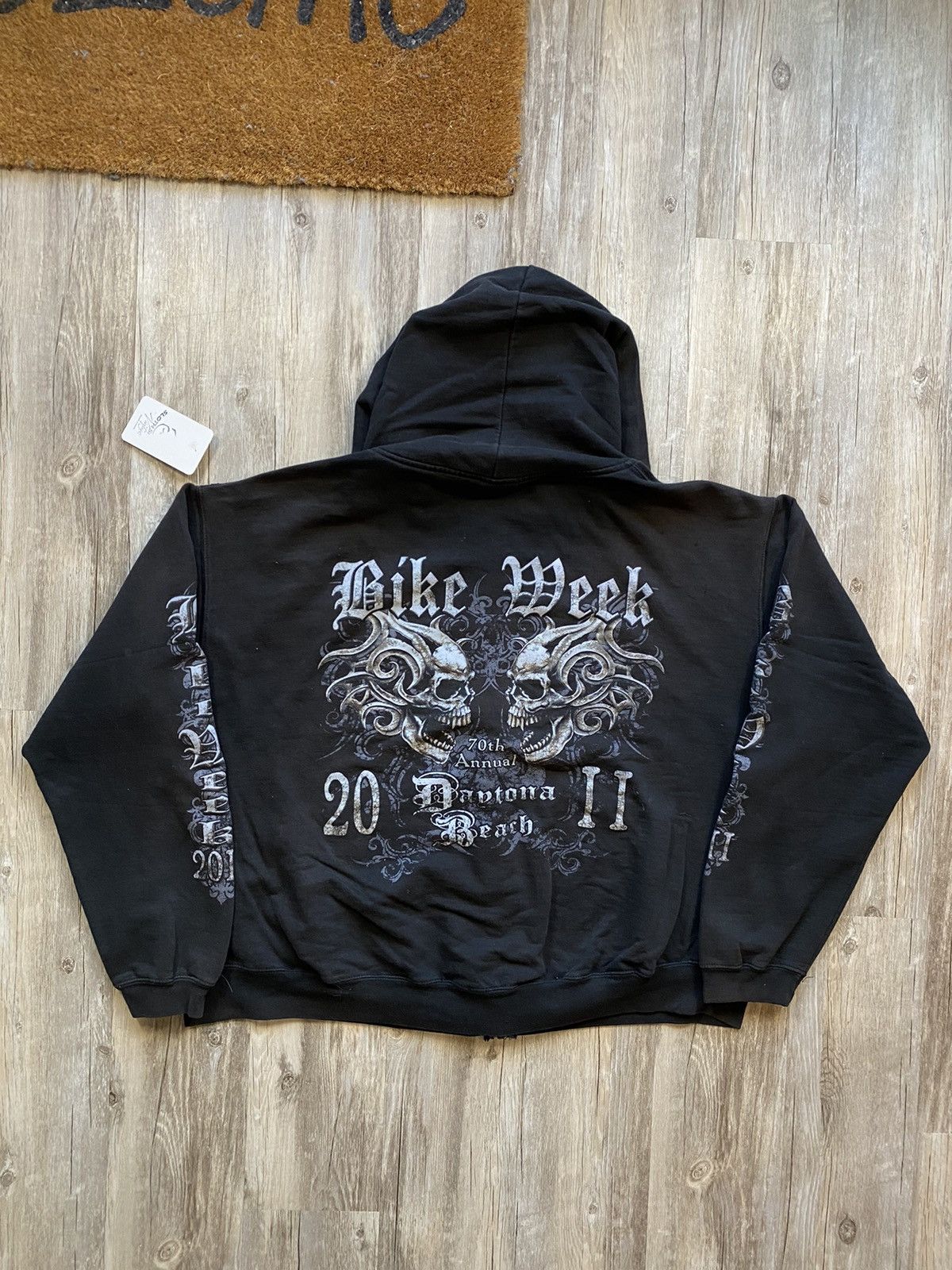 ‘96 BIKE hotsell WEEK FULL ZIP HOODED GRAPHIC HOODIE