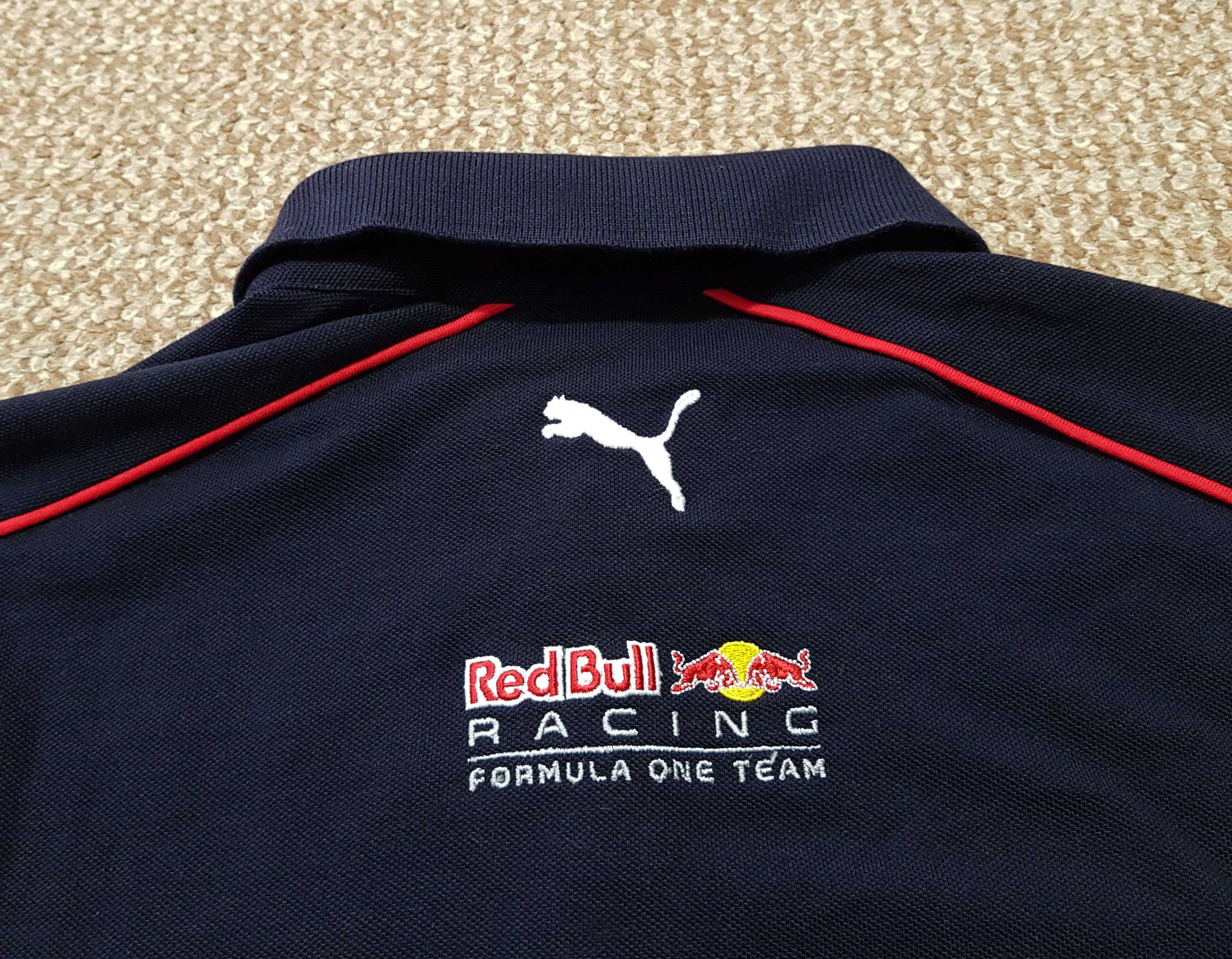 Puma Puma Red Bull Racing Formula 1 Team Navy Polo Shirt sz M Size US M / EU 48-50 / 2 - 3 Thumbnail