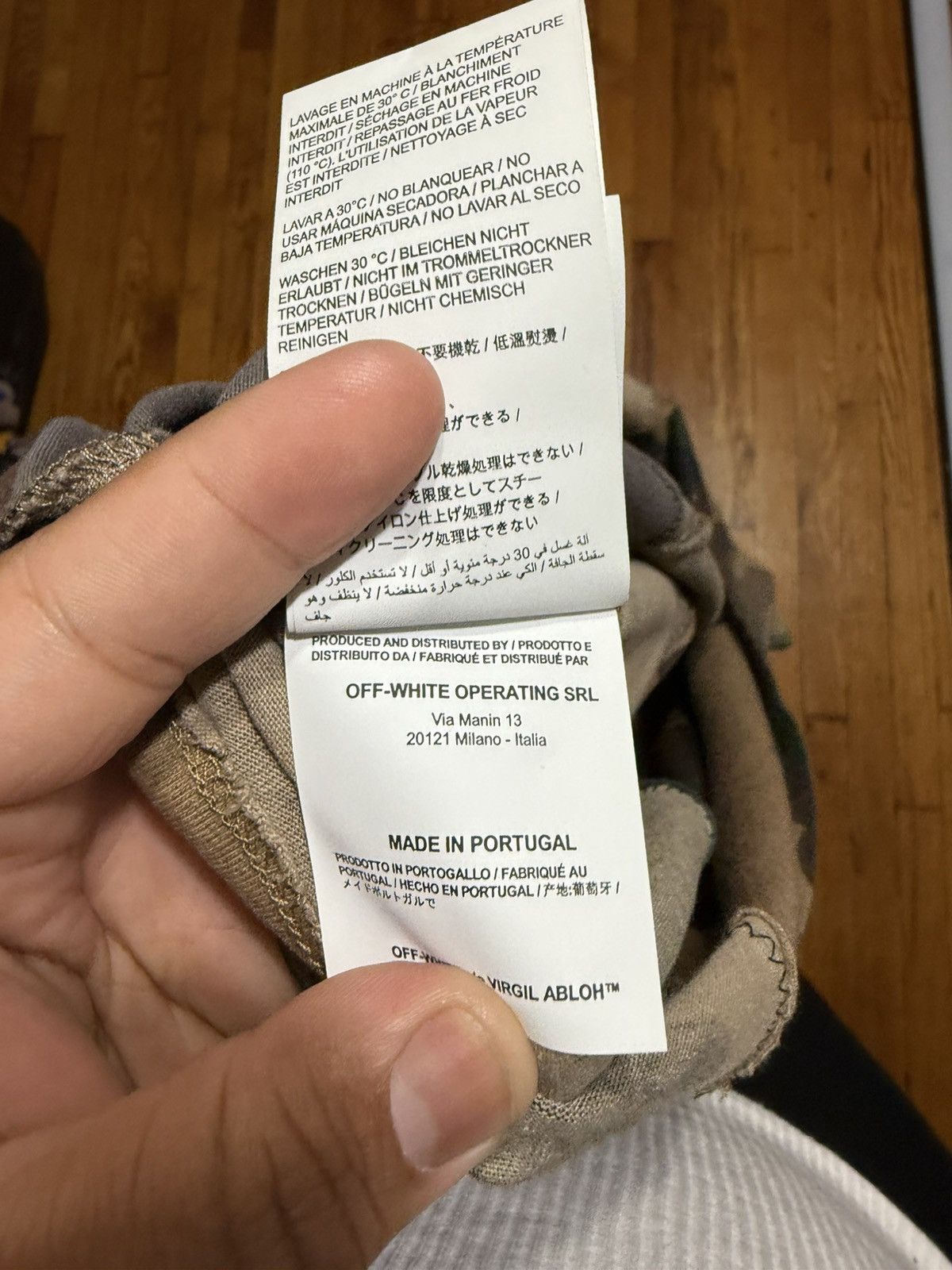 Off-White Off-White Camoflage Tee Size Medium Size US M / EU 48-50 / 2 - 8 Thumbnail