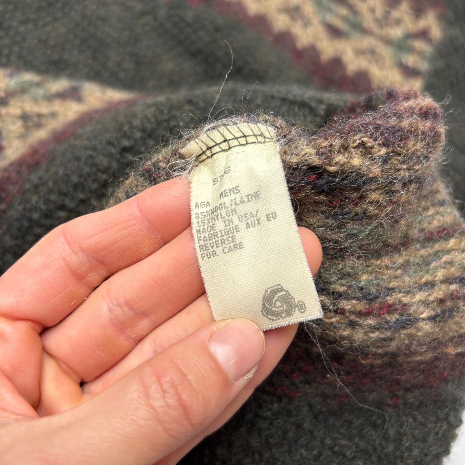 Vintage × Woolrich Woolen Mills Vintage Woolrich Wool Blend Fair Isle Sweater Men's XL Size US XL / EU 56 / 4 - 7 Thumbnail