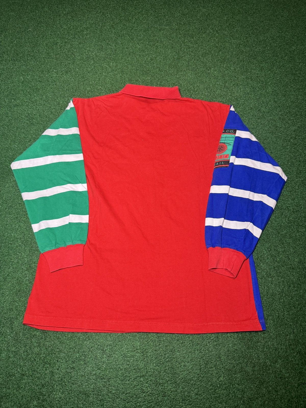 Mickey & Co. Vintage 90s Disney Mickey Mouse Long Sleeve Rugby Polo Shirt Size US L / EU 52-54 / 3 - 5 Thumbnail