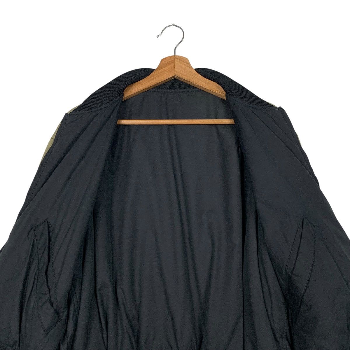MOUSSY MOUSSY Green Black Reversible Bomber Jacket #2355-C105 Size ONE SIZE - 12 Thumbnail