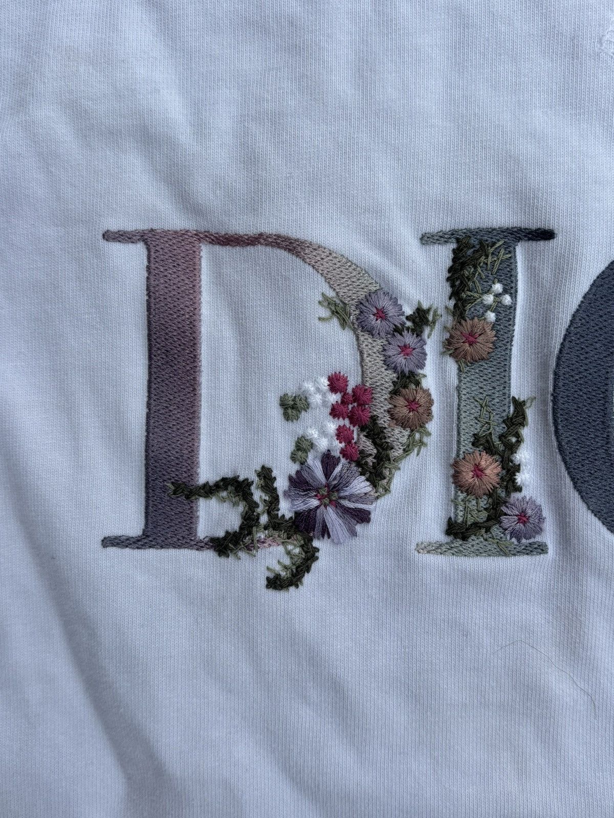 Dior Dior Flowers T shirt White Size US L / EU 52-54 / 3 - 4 Thumbnail