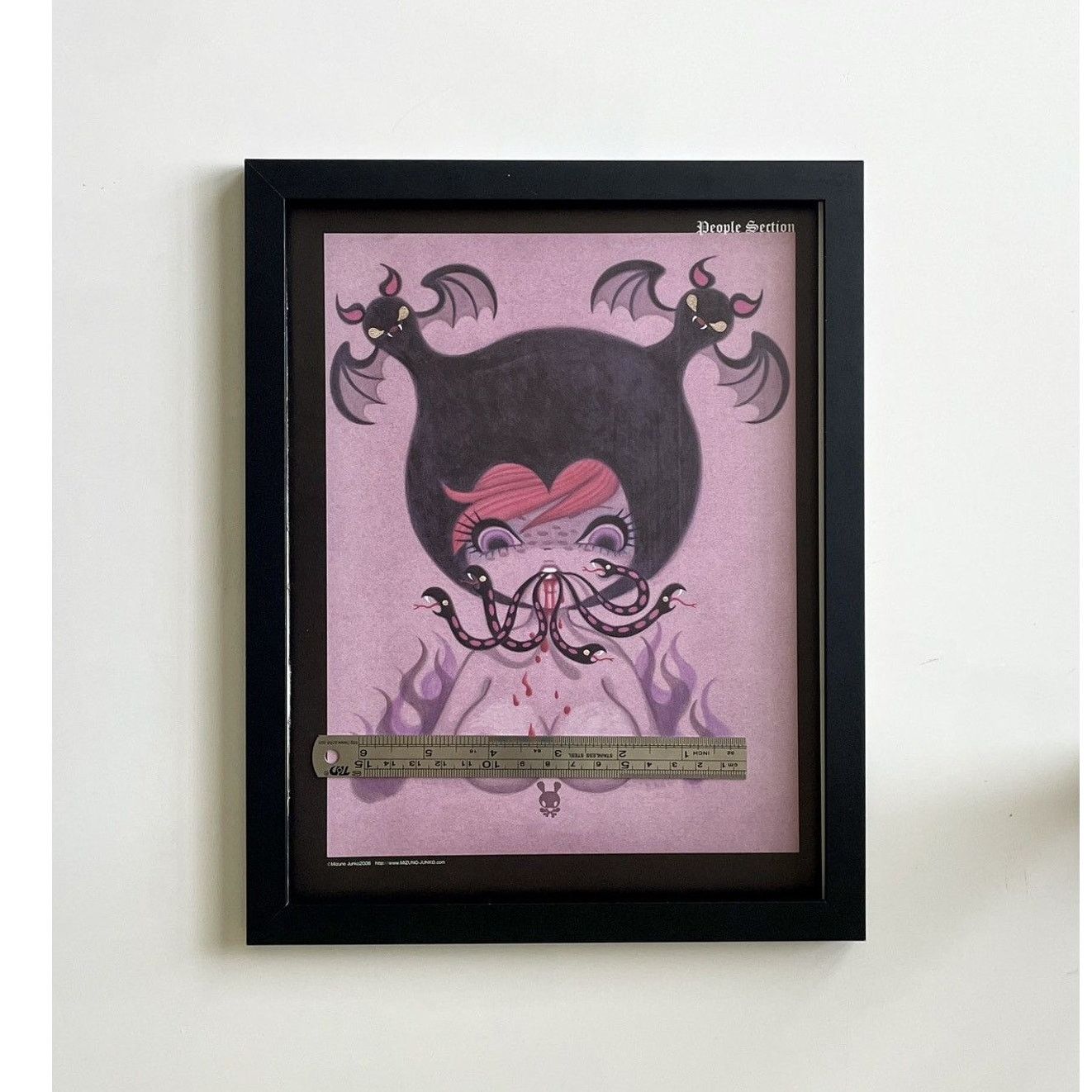 Chrome Hearts × Japanese Brand × Vintage Chrome Hearts boobs out photo Poster framed 9x11 Size ONE SIZE - 1 Thumbnail