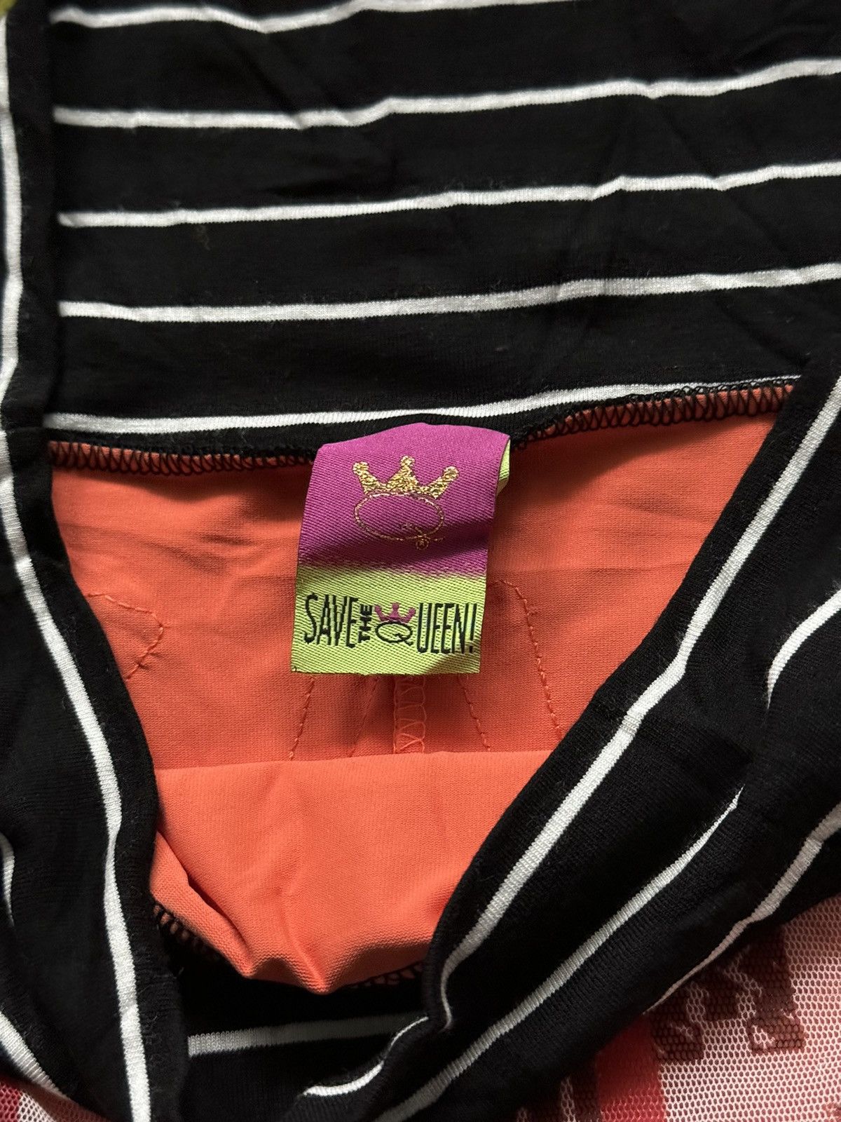 Designer × Vintage Save the Queen 2000s vintage Y2K avant garde longsleeve Size M / US 6-8 / IT 42-44 - 4 Thumbnail