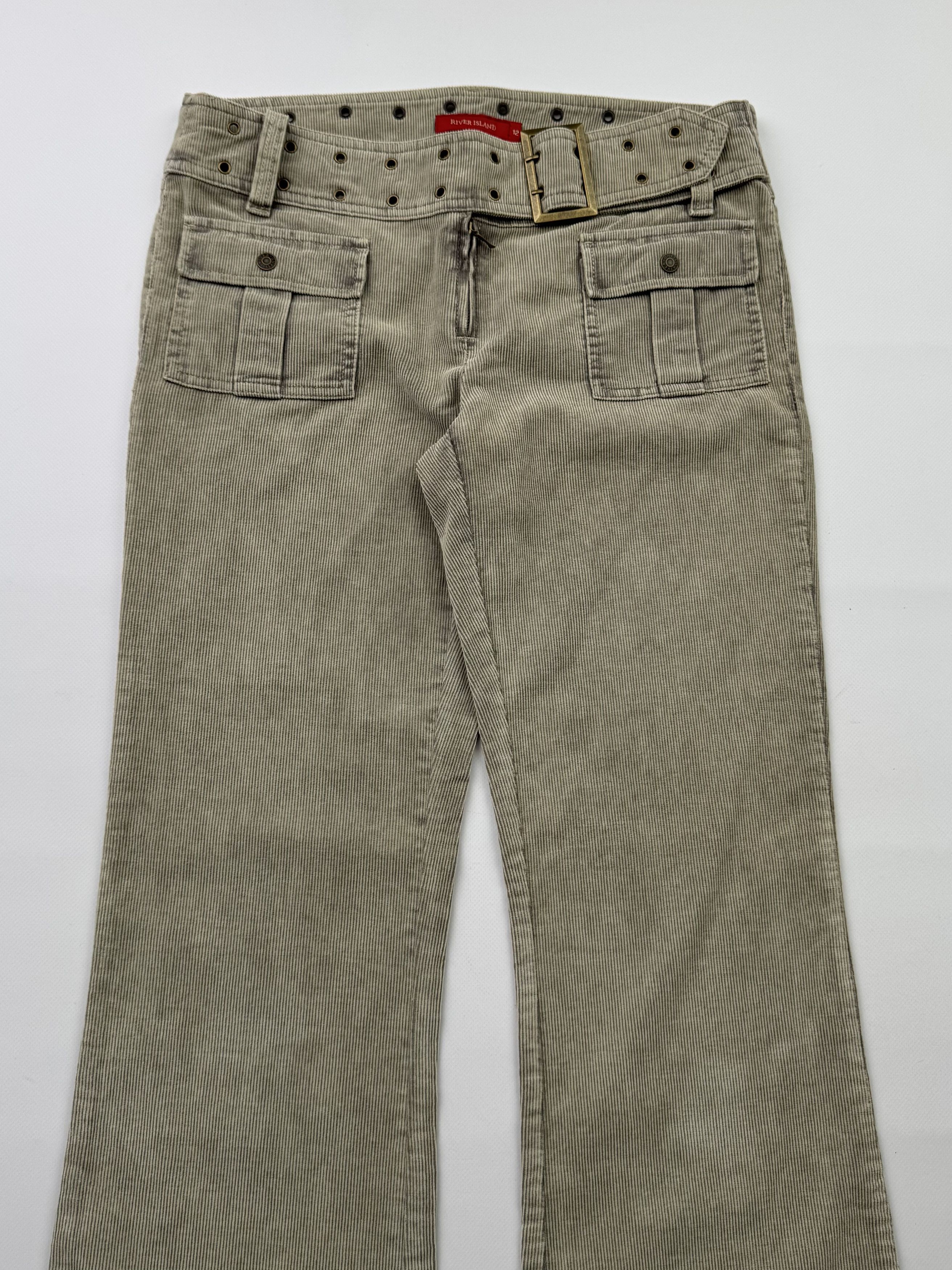 Hysteric Glamour Vintage Flare Corduroy Pants With Belt B736(V279)E2 Size 30" / US 8 / IT 44 - 2 Thumbnail