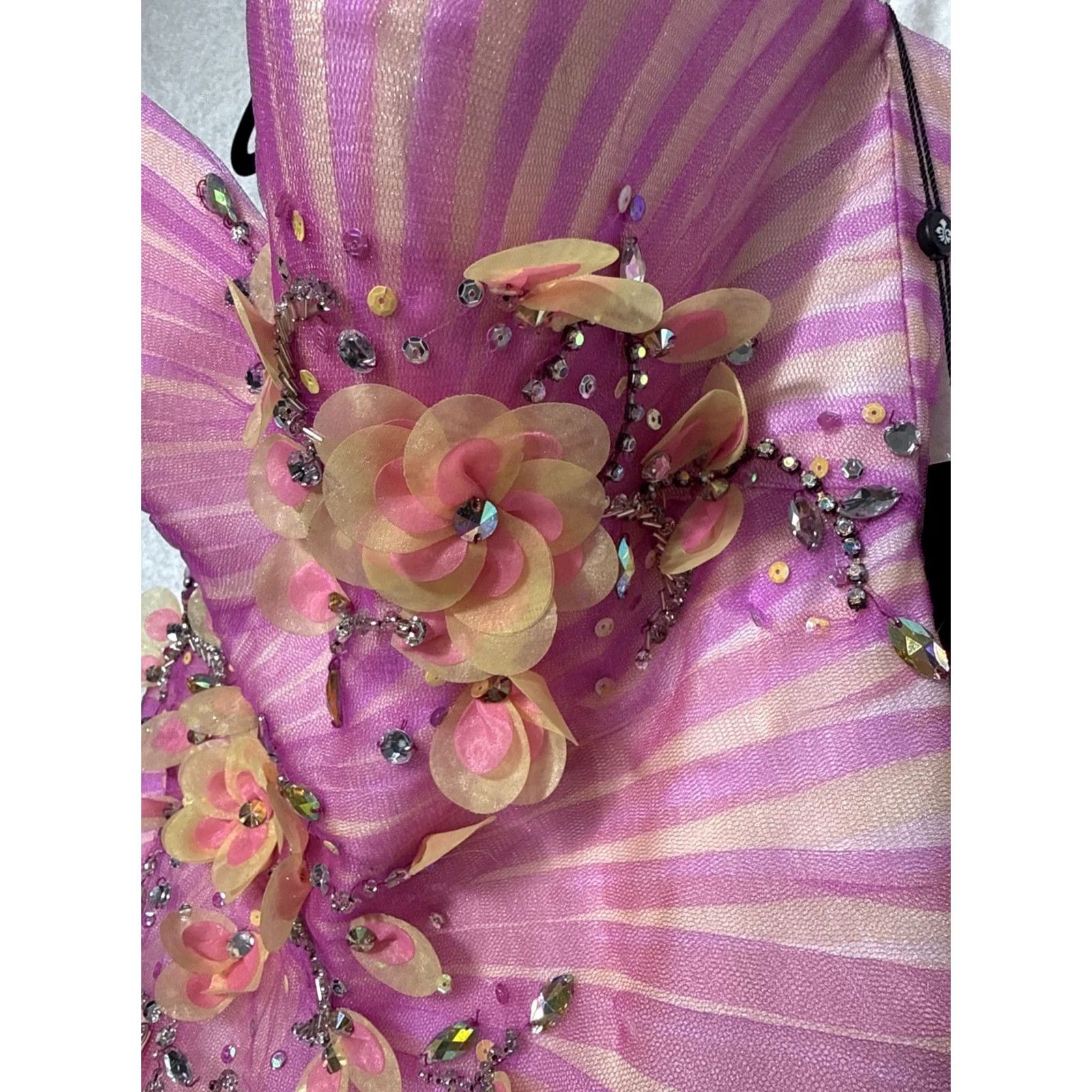 Vintage Alyce Paris Prom Dress Gown Style 6059 Wildrose Pink Size 10 Womens Size ONE SIZE - 4 Thumbnail