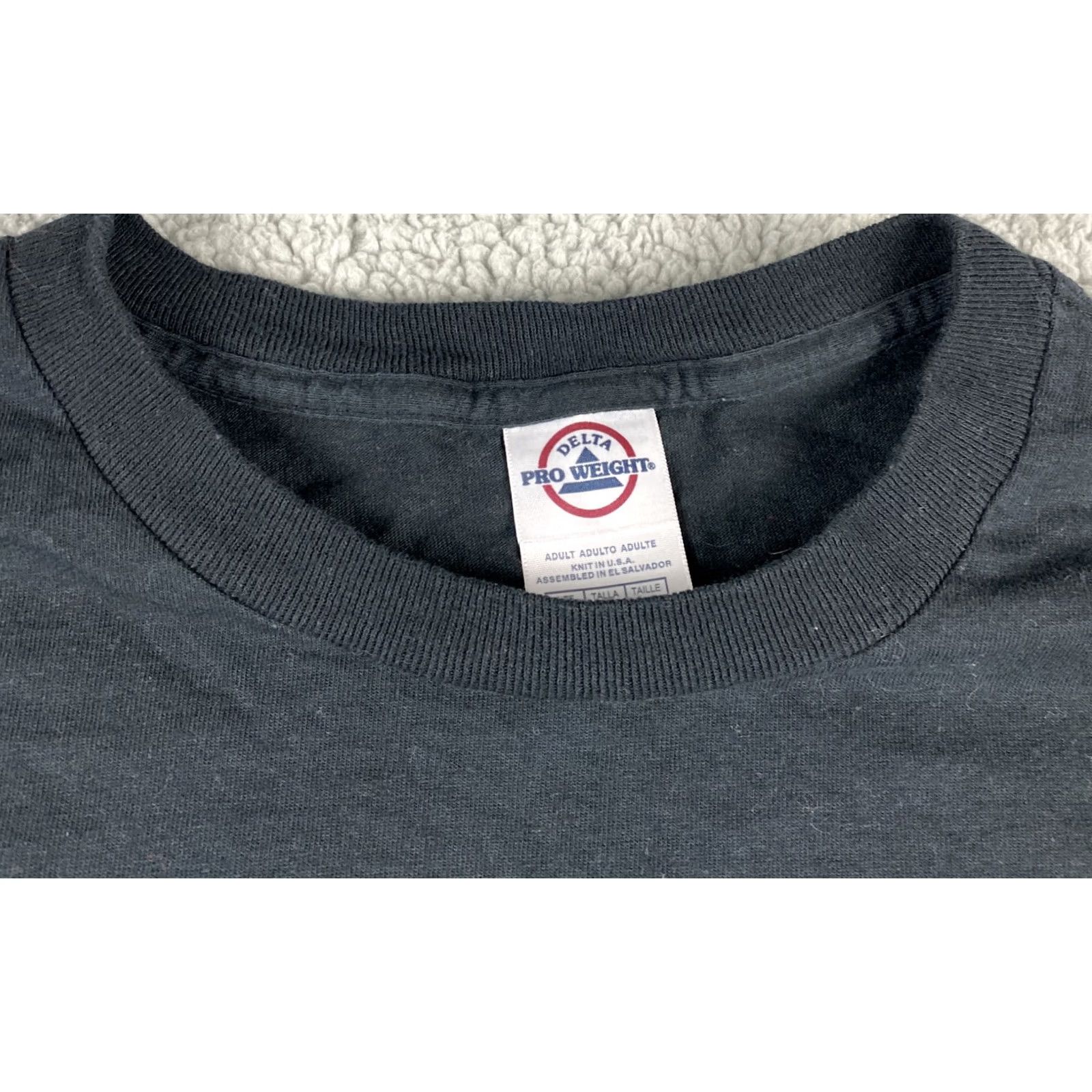 Delta VINTAGE Delta T SHIRT Black White California Graphic Tee XL Men Punk Graphic Tee Mens Size US XL / EU 56 / 4 - 4 Thumbnail