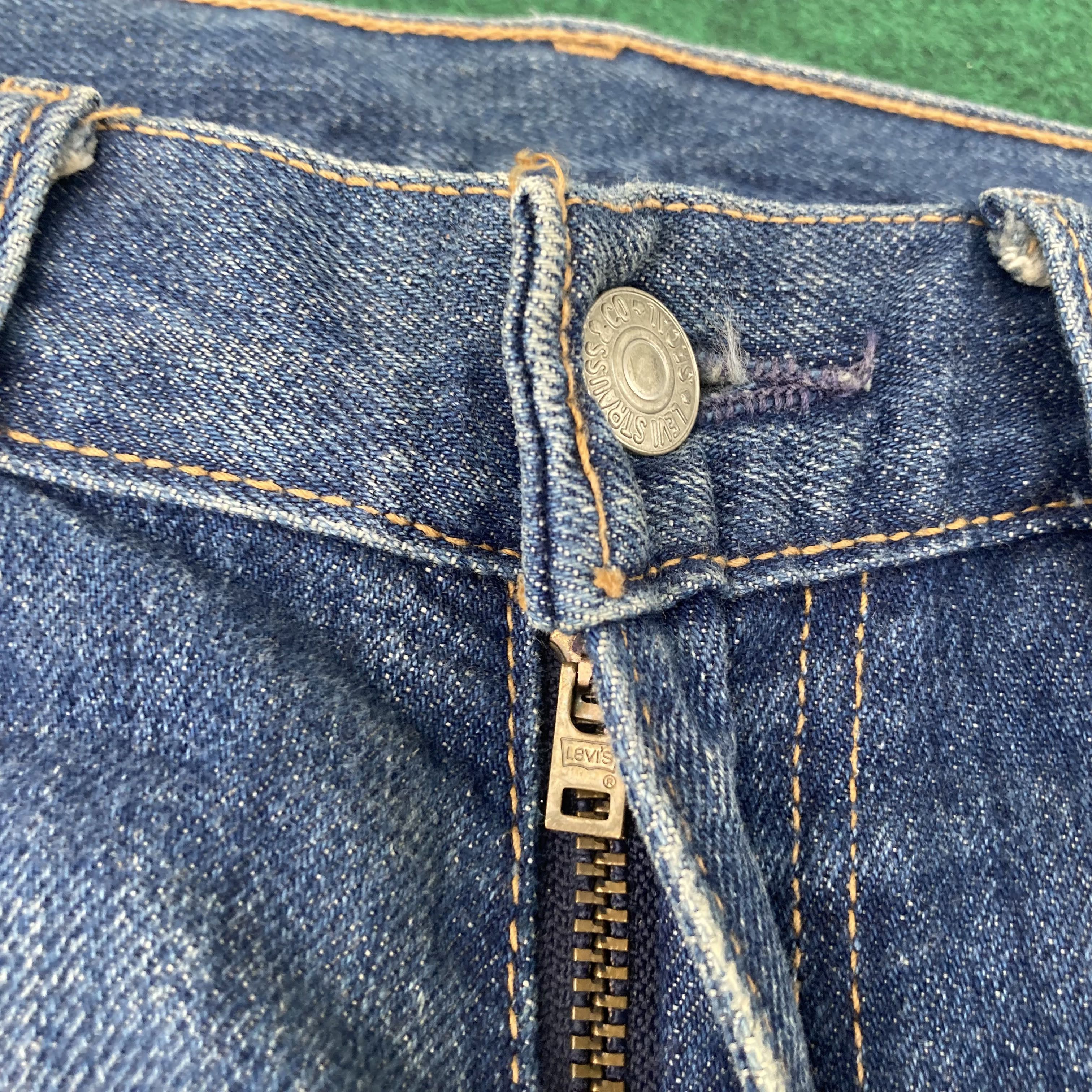 Levi's Vtg Levis 517 Denim Sz 34 Bootcut flared Faded Jeans Size US 34 / EU 50 - 4 Thumbnail
