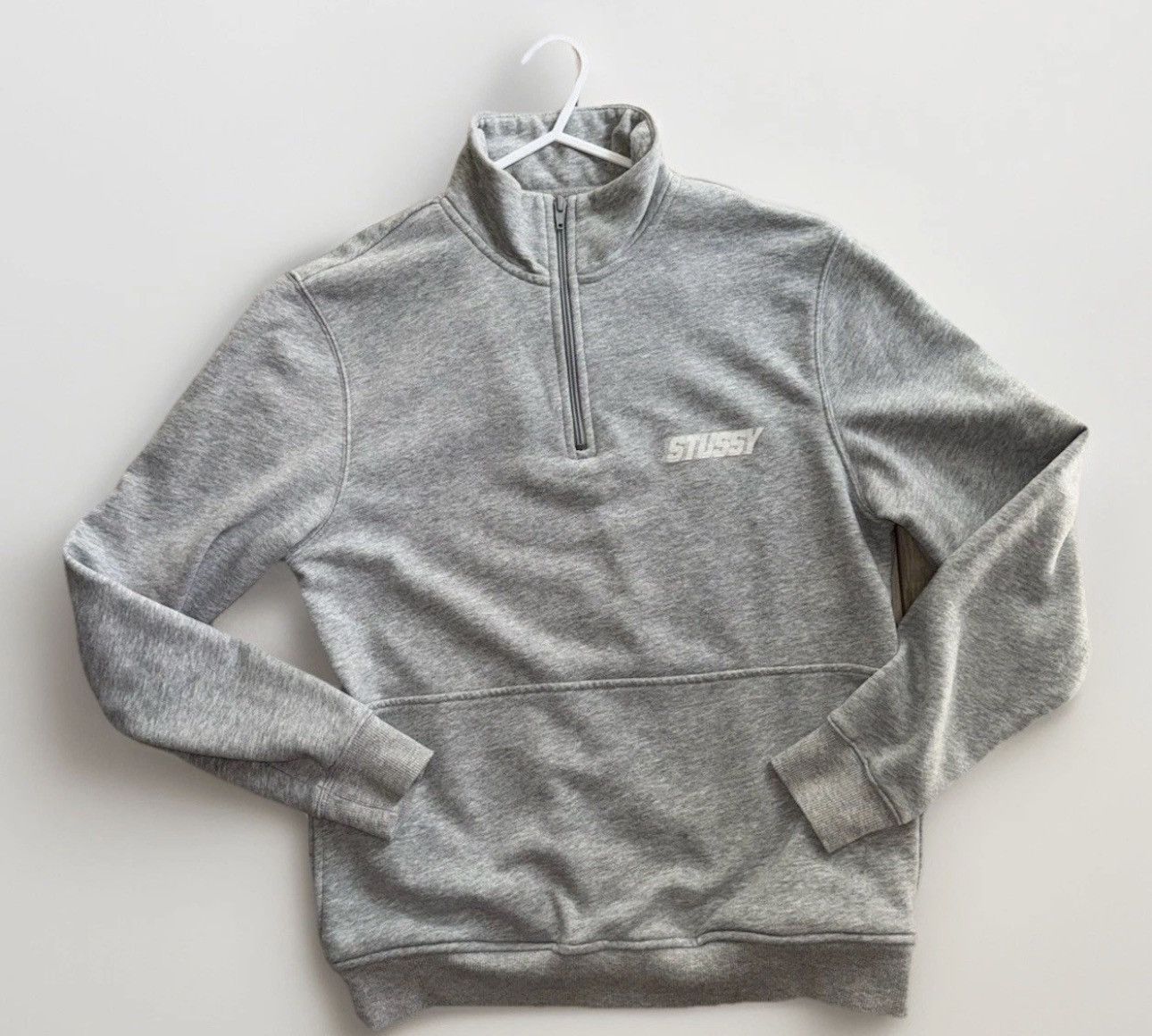 Stussy International 1/4 Zip Pullover Size Small