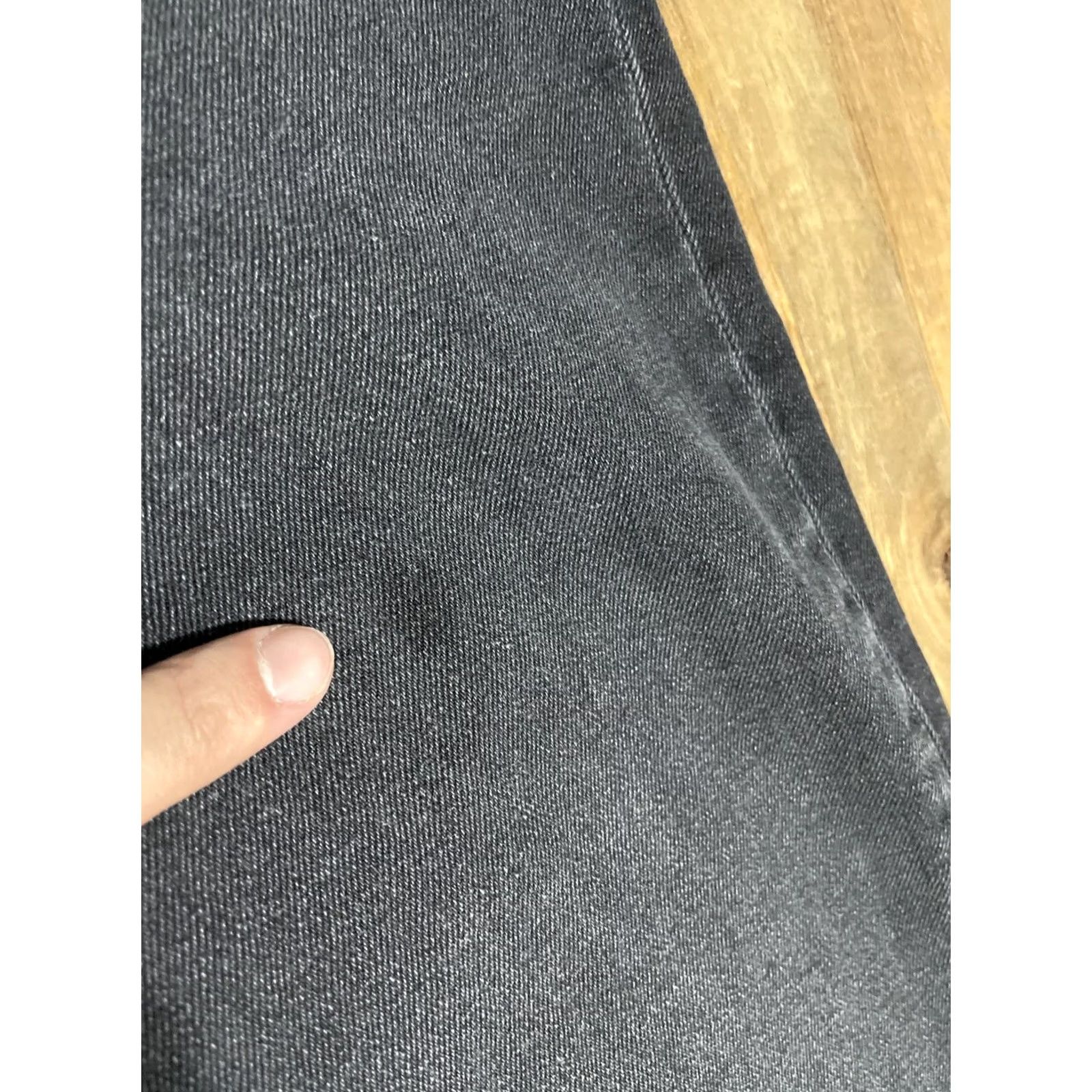 RE/DONE RE/DONE 70s Stovepiper Jeans Womens 32x26 High Rise Straight Black Denim Jeans Size 24" / US 00 / IT 34 - 6 Thumbnail