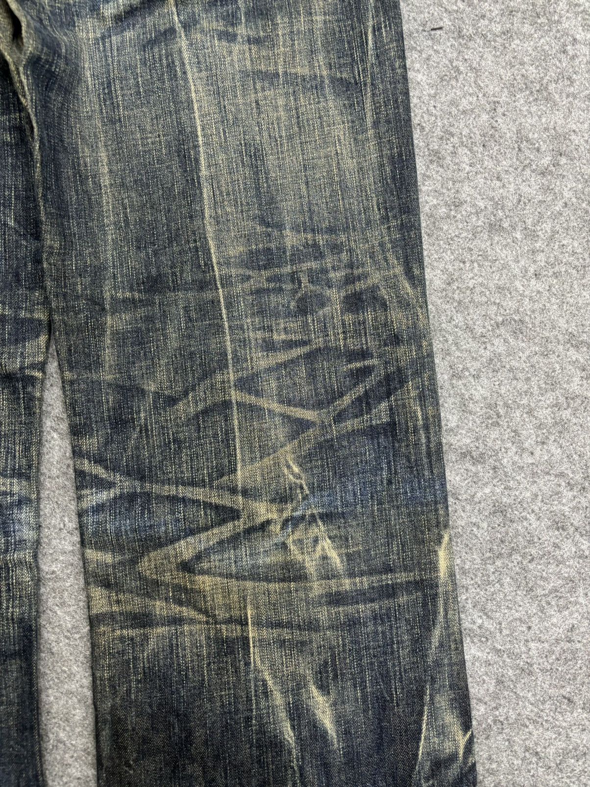 Edwin 💥Insane Raw Fades💥Edwin 503 Wide Japan Style Denim F478 Size US 33 - 16 Thumbnail