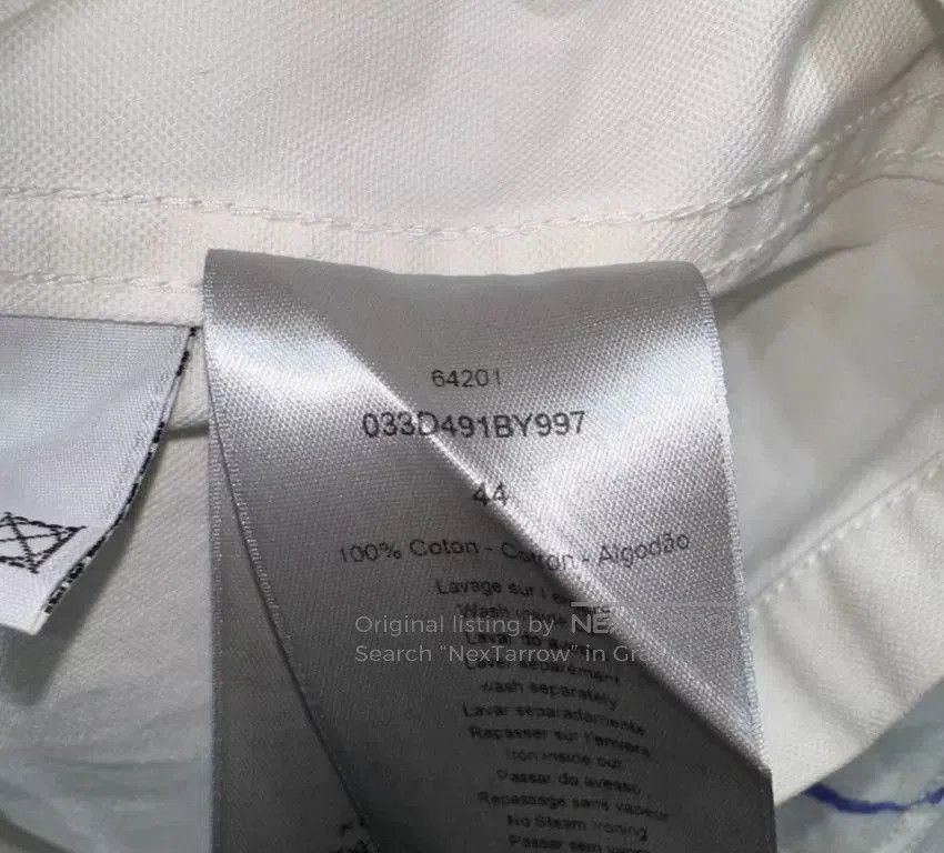 Dior dior logo denim jacket with paint splatter. Size US L / EU 52-54 / 3 - 4 Thumbnail