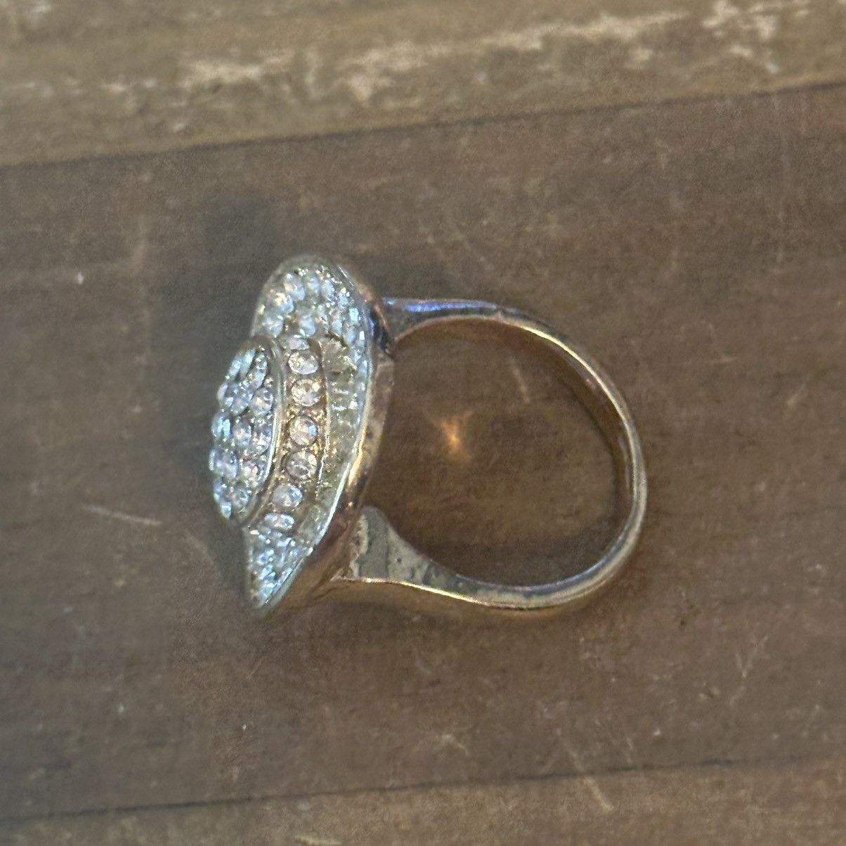 Other Sparkly gold tone pave hat ring Size ONE SIZE - 3 Thumbnail