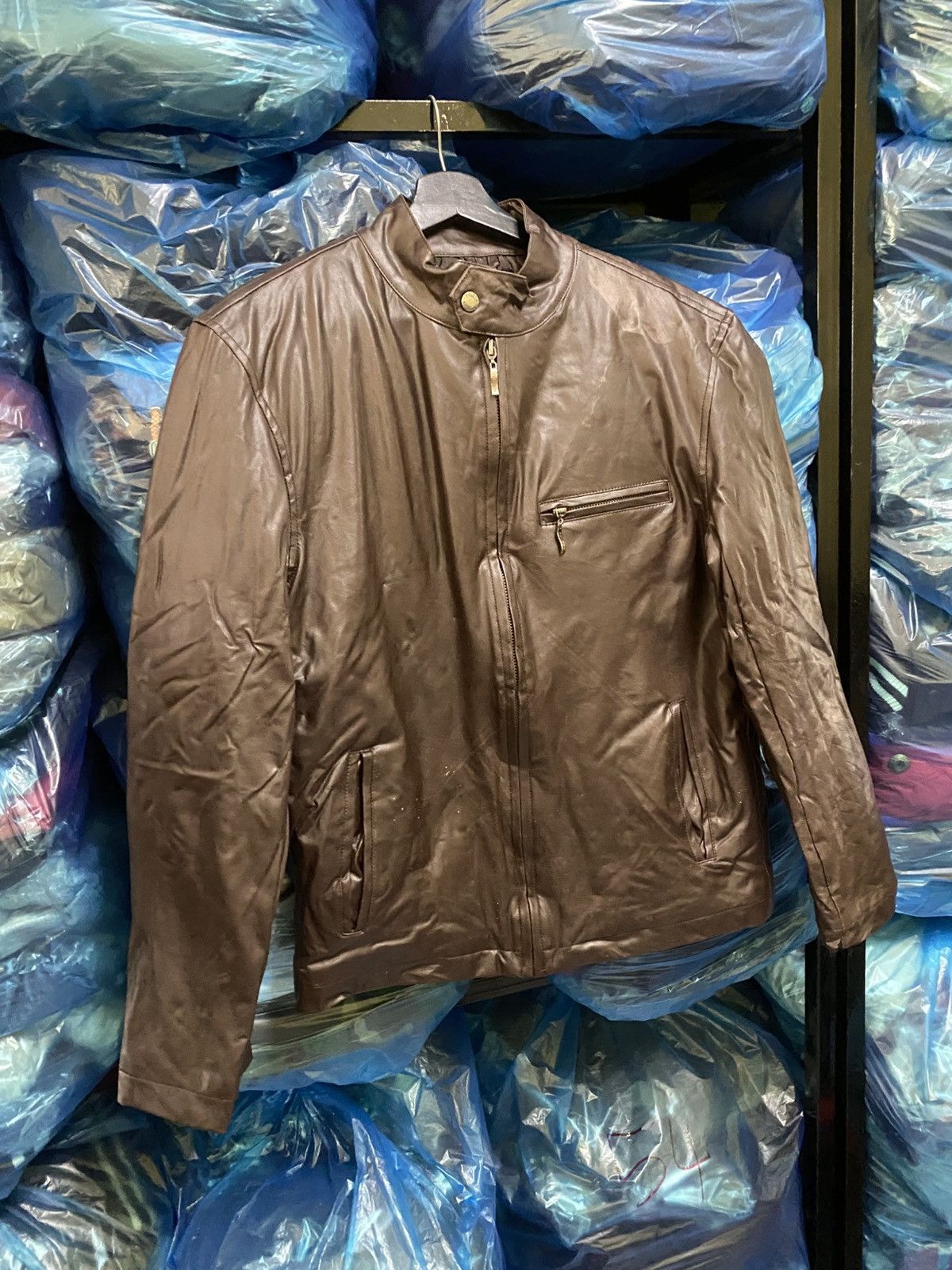 Leather Vintage Poldon Classic Brown Leather Jacket Retro Outerwear Size US M / EU 48-50 / 2 - 3 Thumbnail