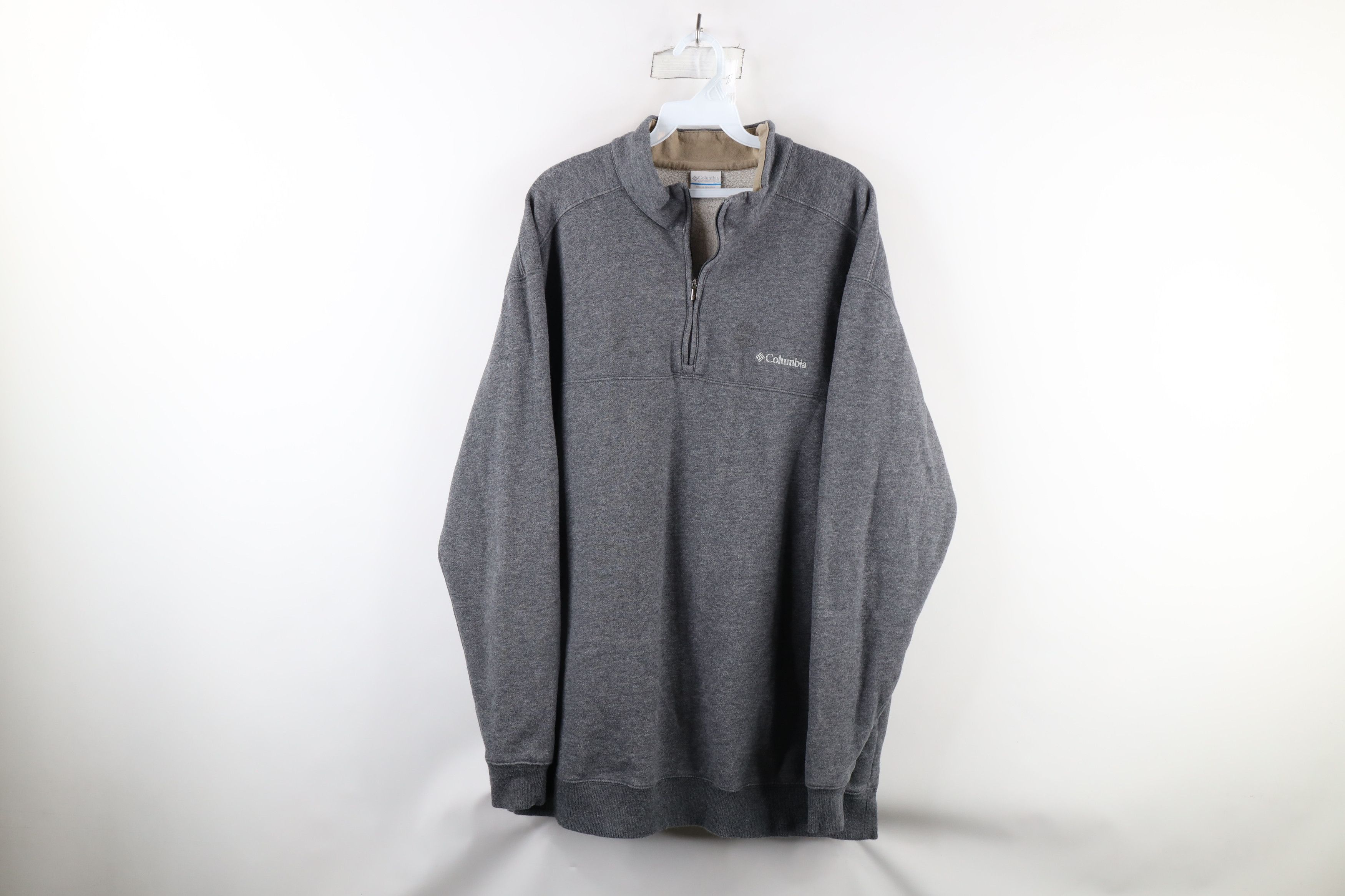 Columbia × Vintage Vintage Columbia Heavyweight Half Zip Pullover Sweatshirt Size US XXL / EU 58 / 5 - 1 Thumbnail