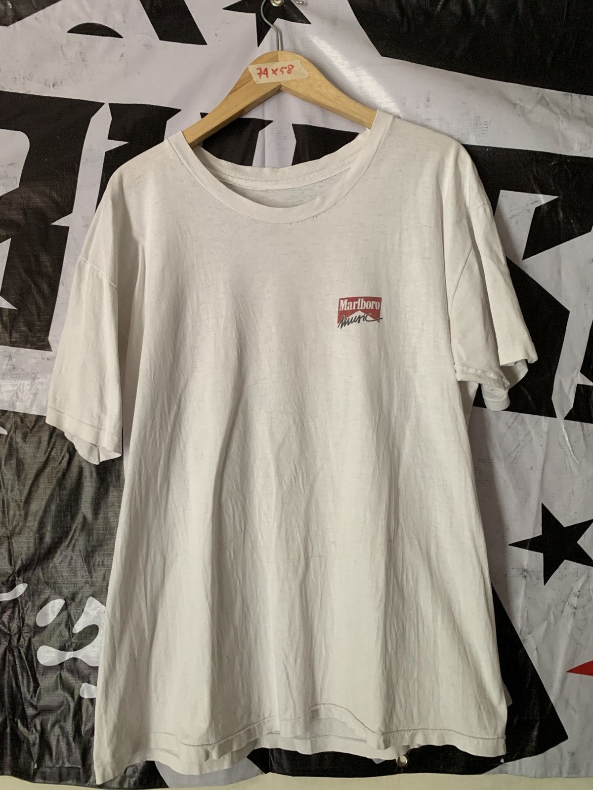 Marlboro VINTAGE 🔥Marlboro Music Size L Size US L / EU 52-54 / 3 - 1 Thumbnail