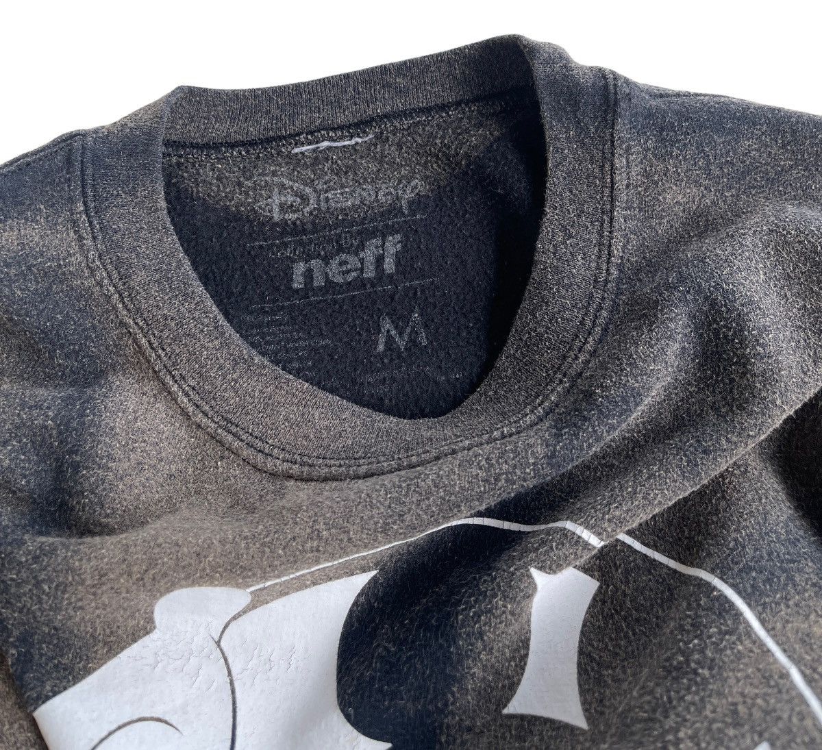 Vintage Vintage Disney X Neff Acid wash Crewneck Sweatshirt Size US M / EU 48-50 / 2 - 6 Thumbnail