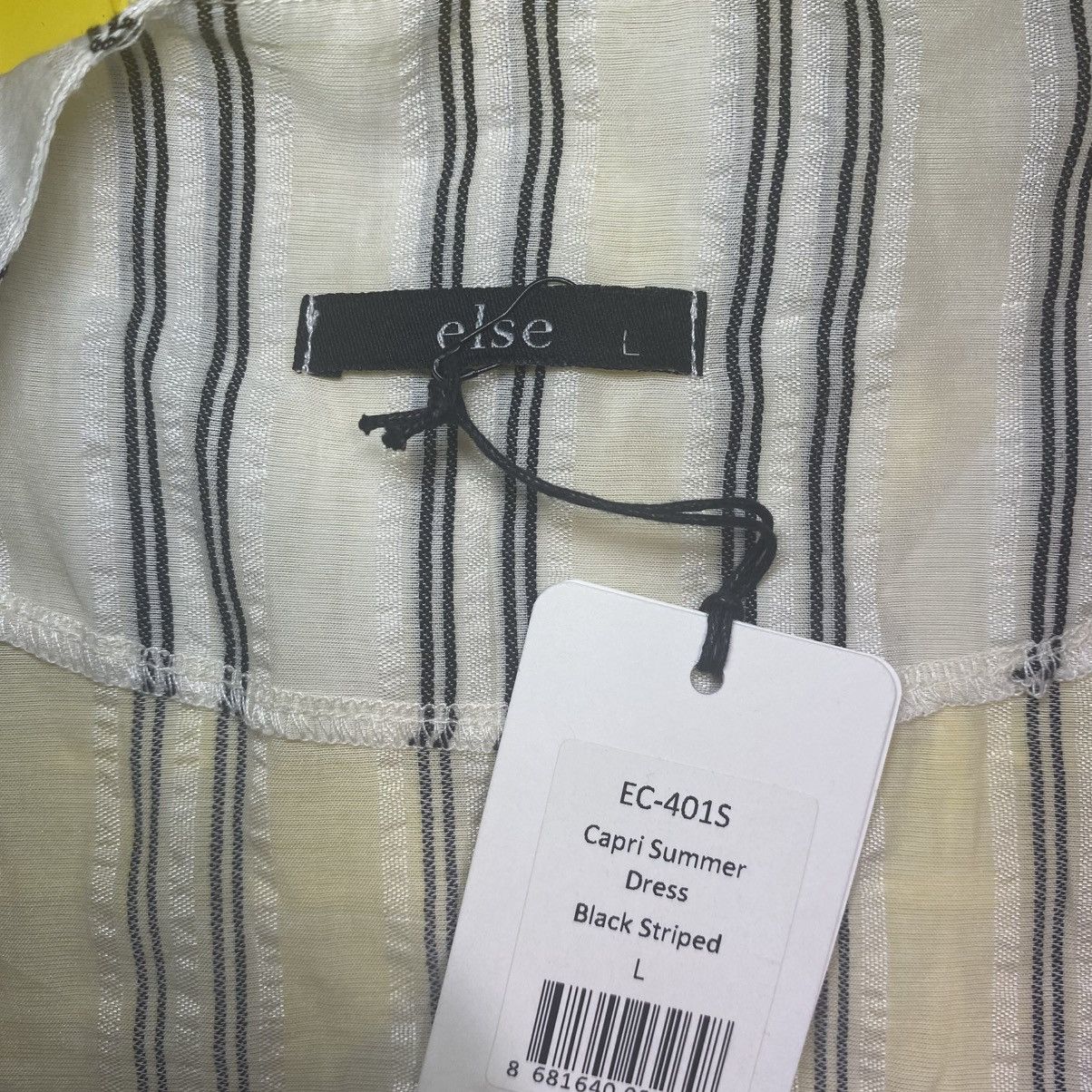 Other ELSE Capri Summer Dress Striped Button Front L MSRP$300+ Size L / US 10 / IT 46 - 6 Thumbnail