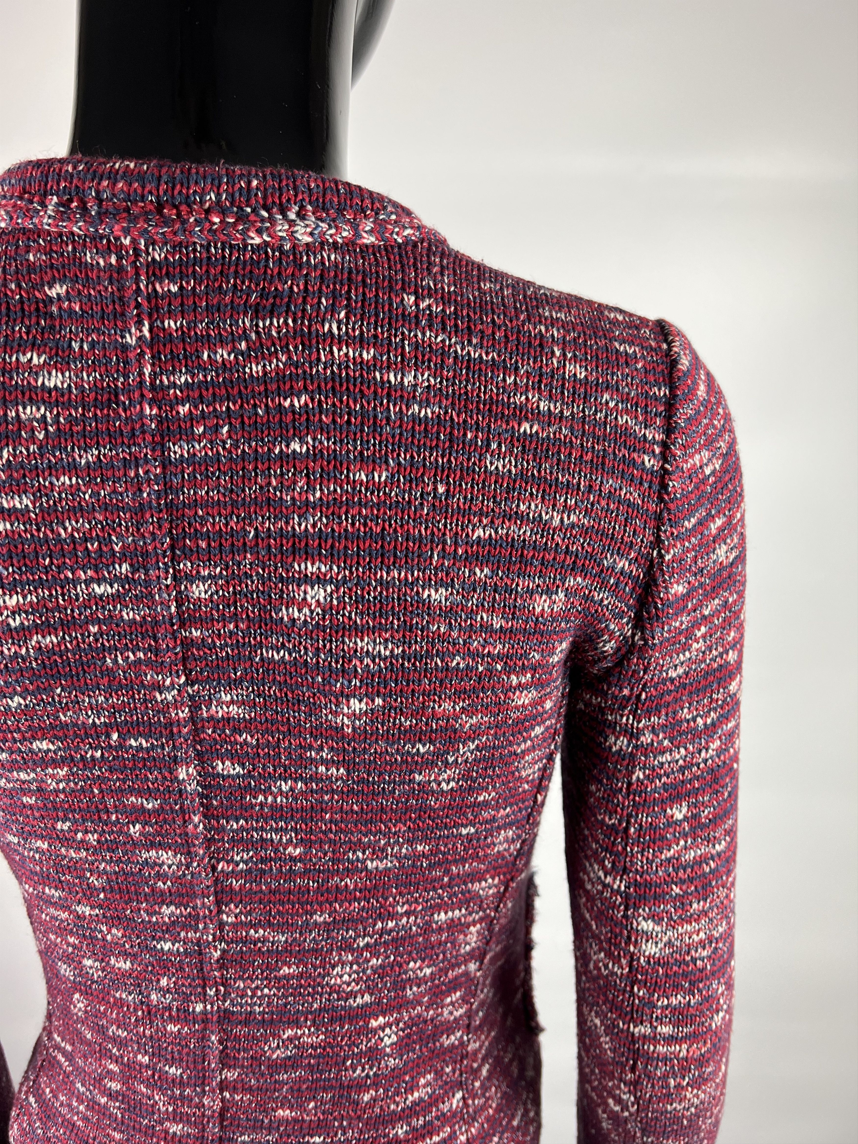 Isabel Marant × Isabel Marant Etoile Isabel Marant Jacket Cropped Marled Knit Cotton Size 36 Size XS / US 0-2 / IT 36-38 - 4 Thumbnail