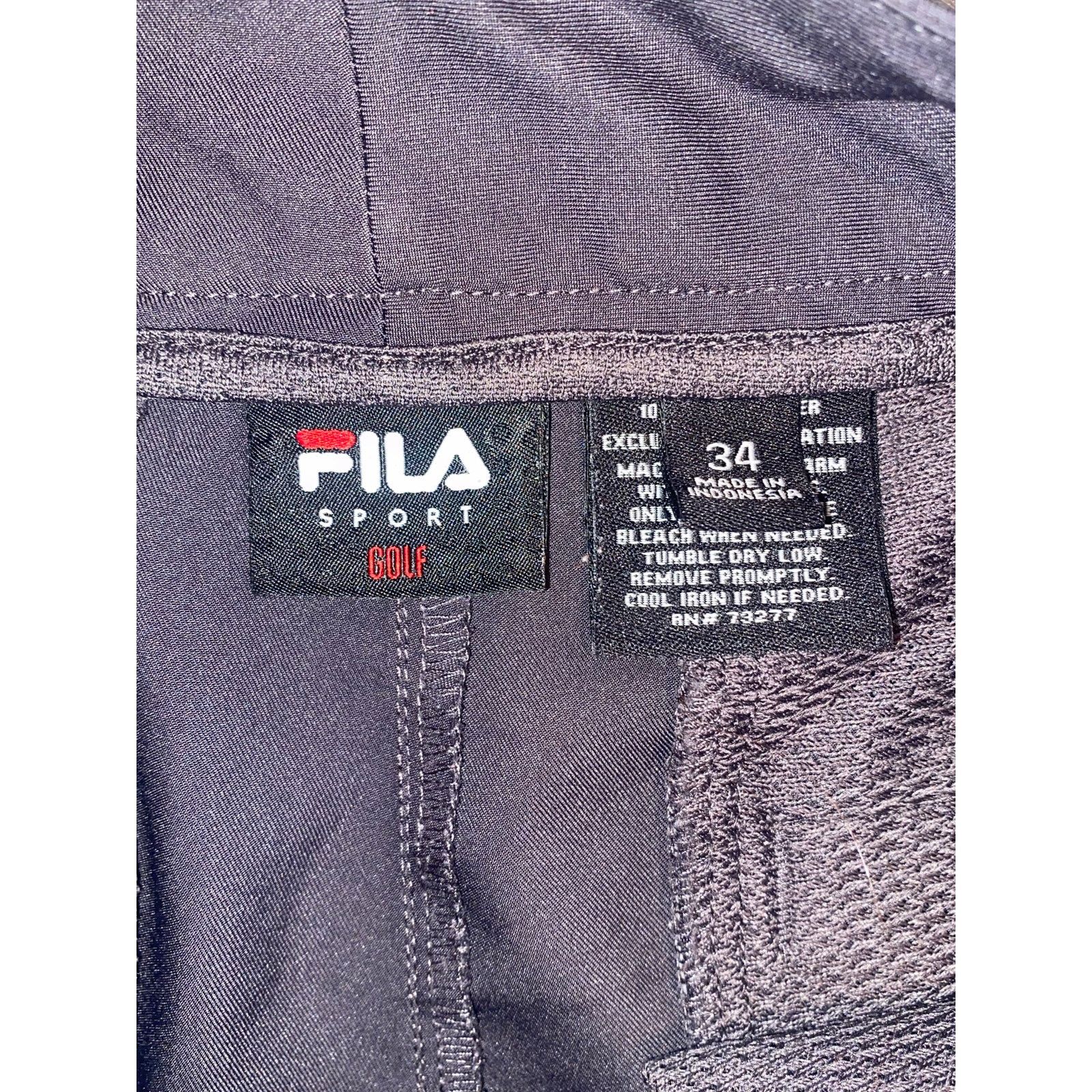 Fila Fila Mens Gray Chino Golf Shorts Size US 34 / EU 50 - 3 Thumbnail