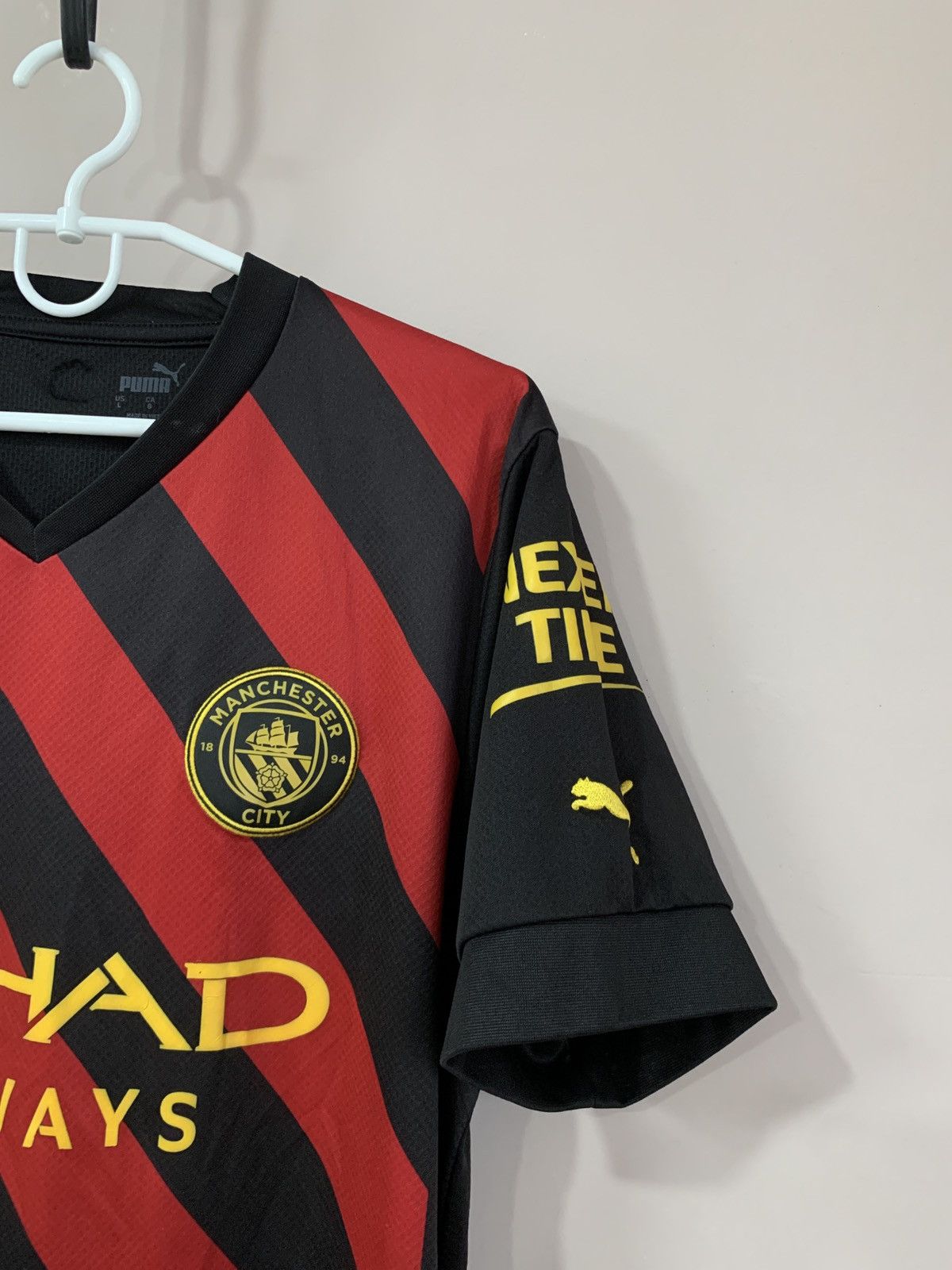 Puma Manchester City Third Football Shirt Puma Soccer Jersey Sz L Size US L / EU 52-54 / 3 - 5 Thumbnail