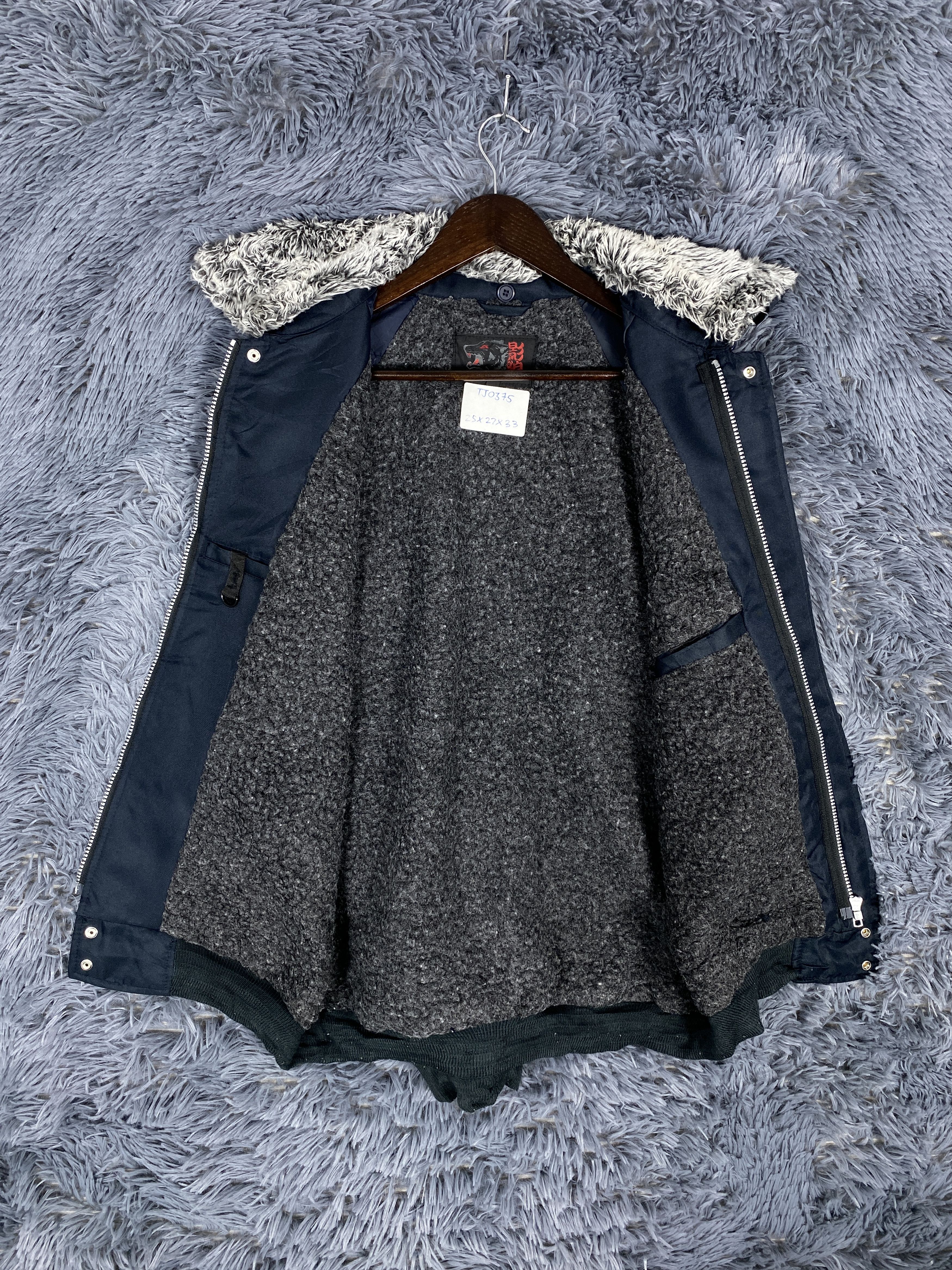 Japanese Brand Vintage Japanese Brand Sherpa Lining Zip Up Jacket Size US L / EU 52-54 / 3 - 6 Thumbnail