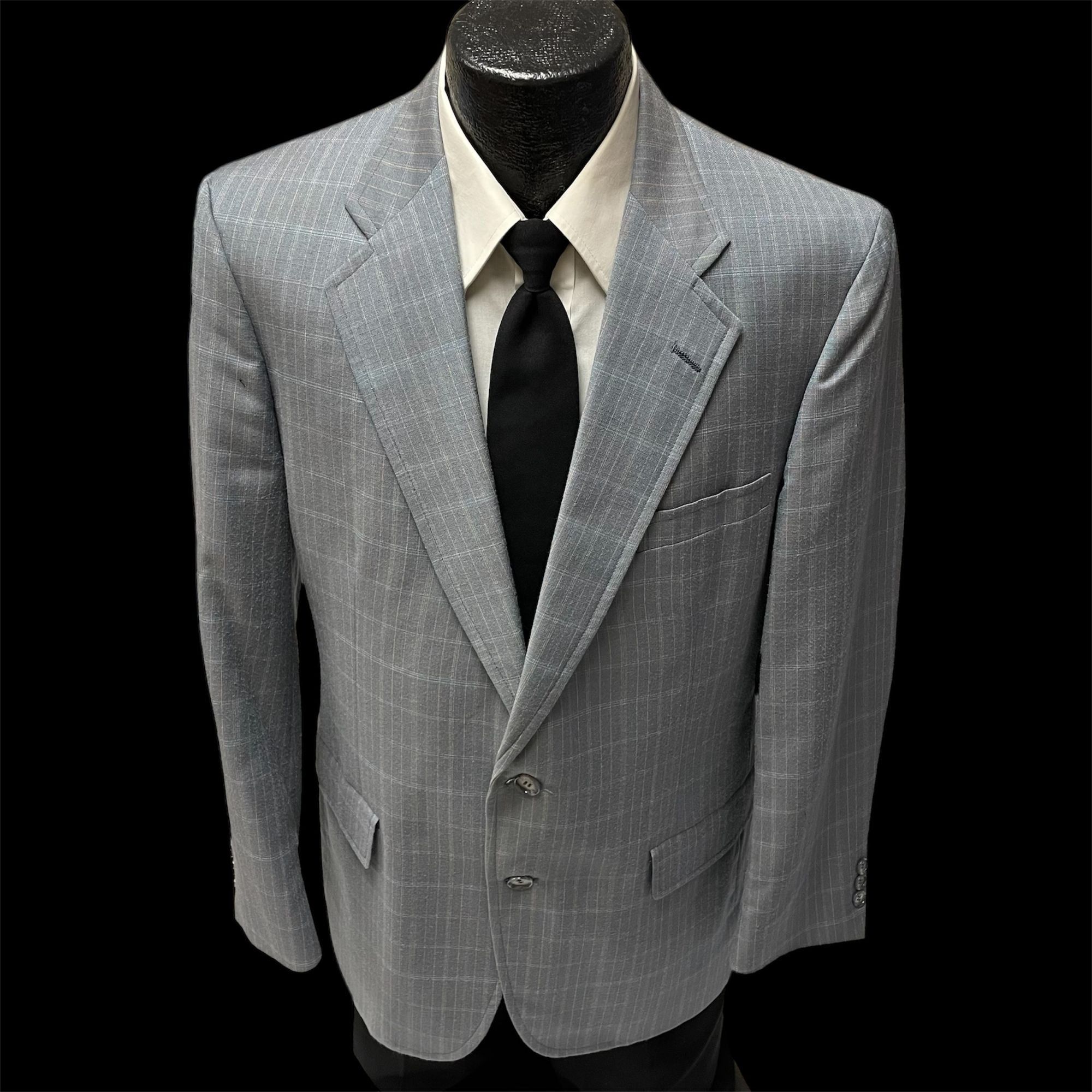 Other Vtg Palm Beach Sport Coat OVERCHECK Wool Jacket Size 42R - 1 Thumbnail